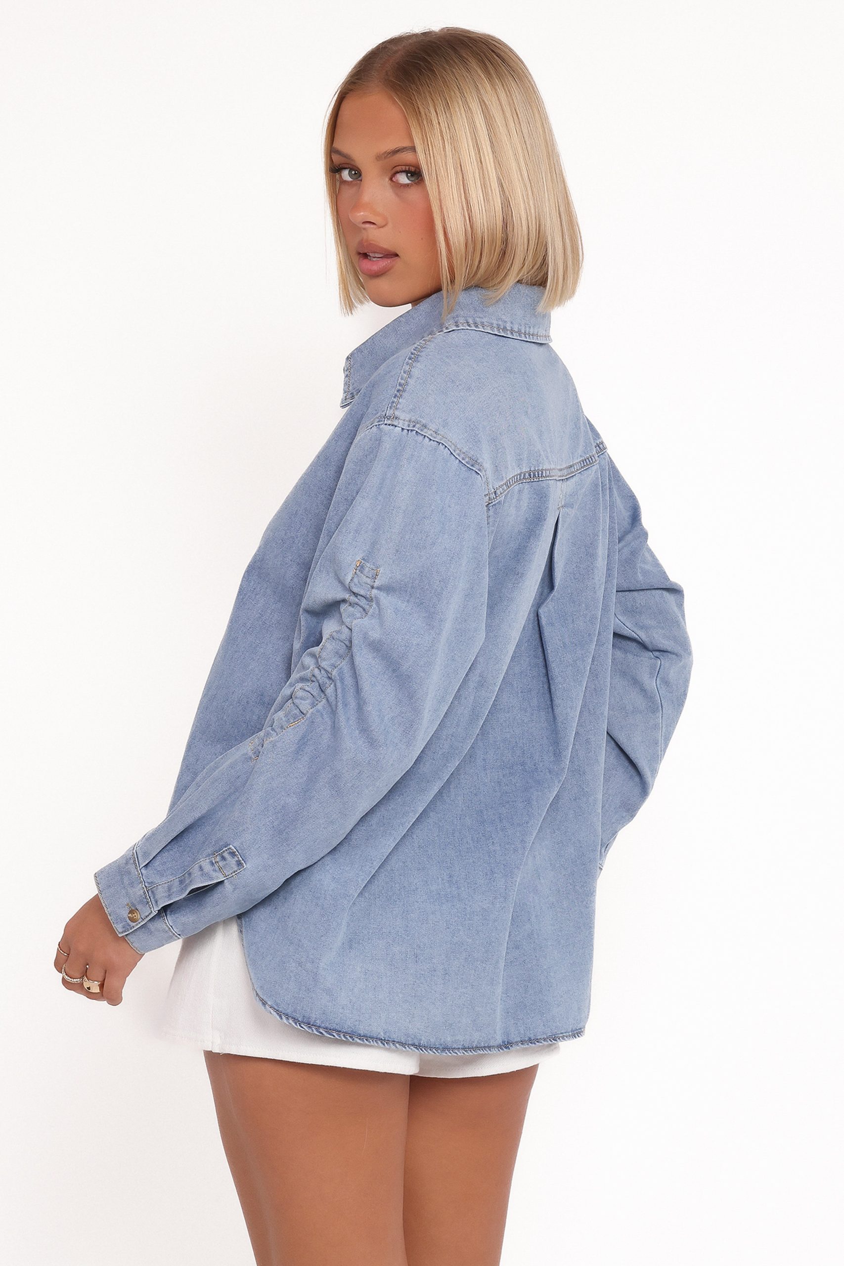 Antonella Denim Shirt - Denim Blue - Image 4