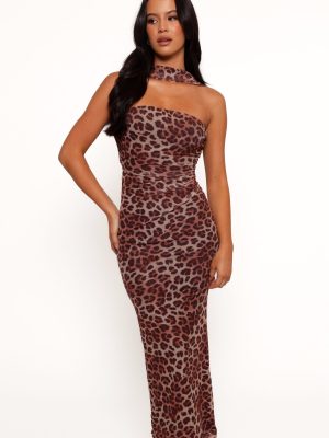 Antonie Midi Dress - Leopard