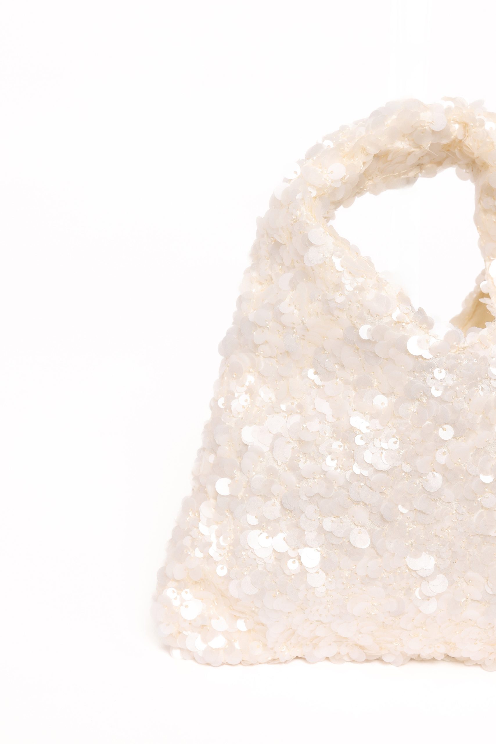 Ashlyn Sequin Bag - Champagne - Image 3