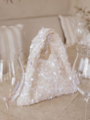 Ashlyn Sequin Bag - Champagne