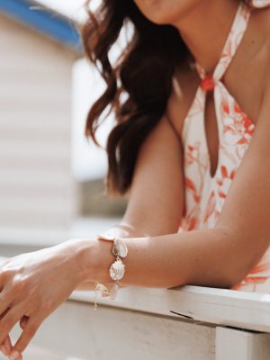 Astrid Shell Bracelet - Gold