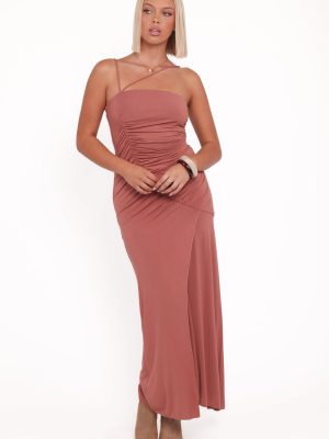Avaline Maxi Dress - Terracotta