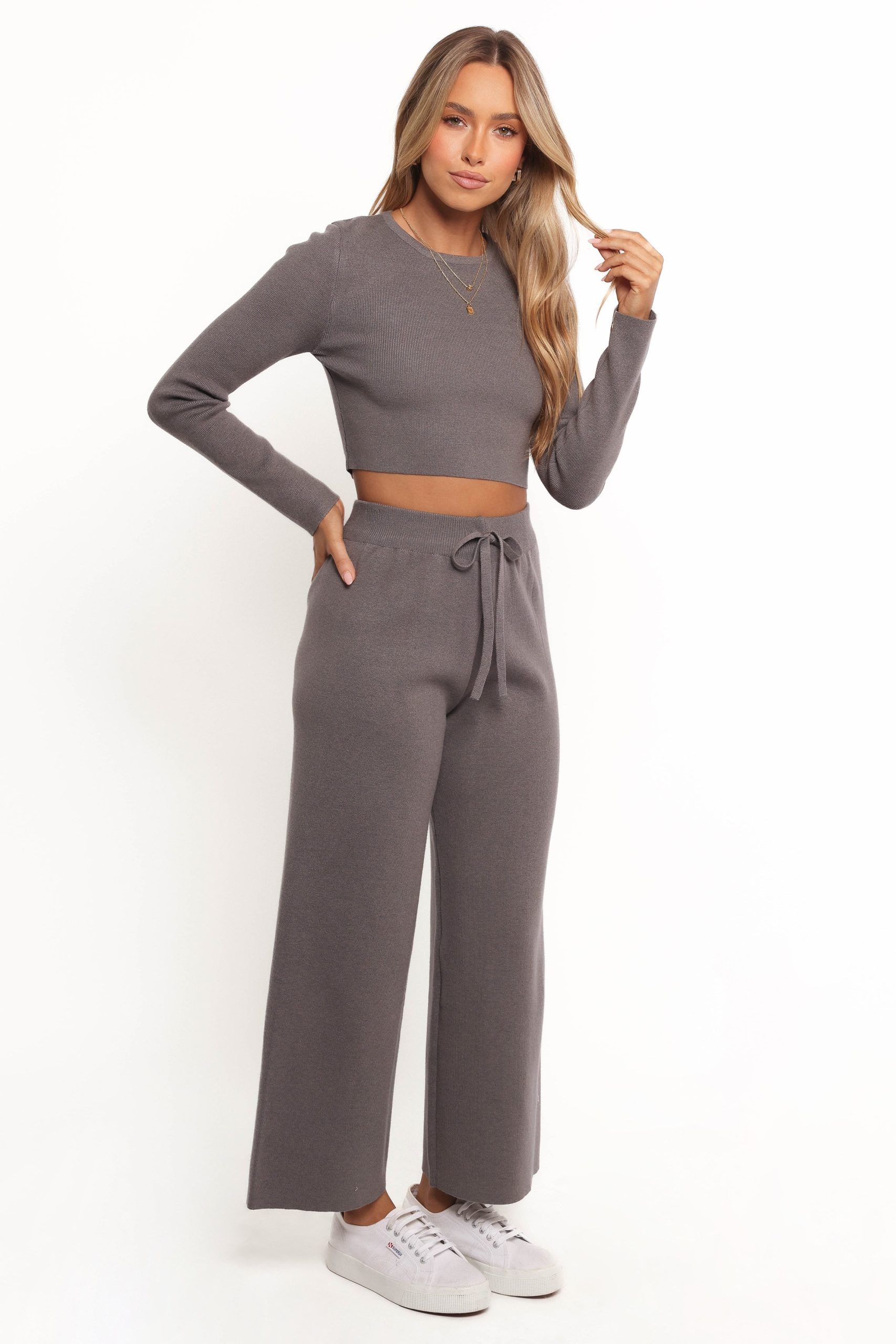 Ayers Long Sleeve Set - Charcoal Grey - Image 5