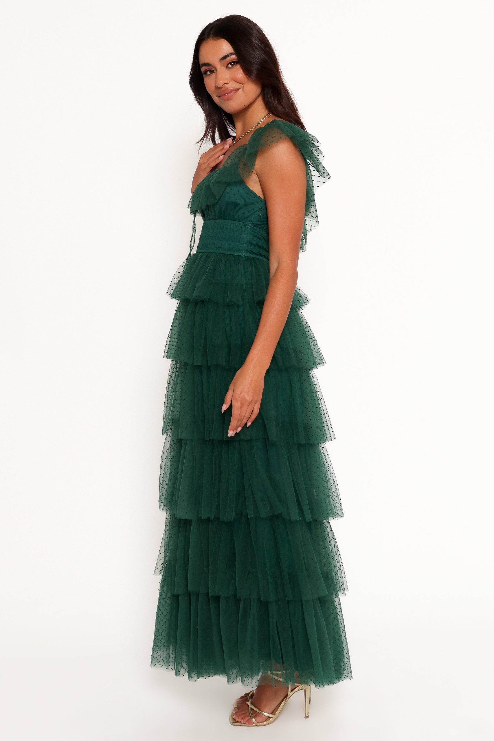 Belle Maxi Dress - Hunter Green - Image 4