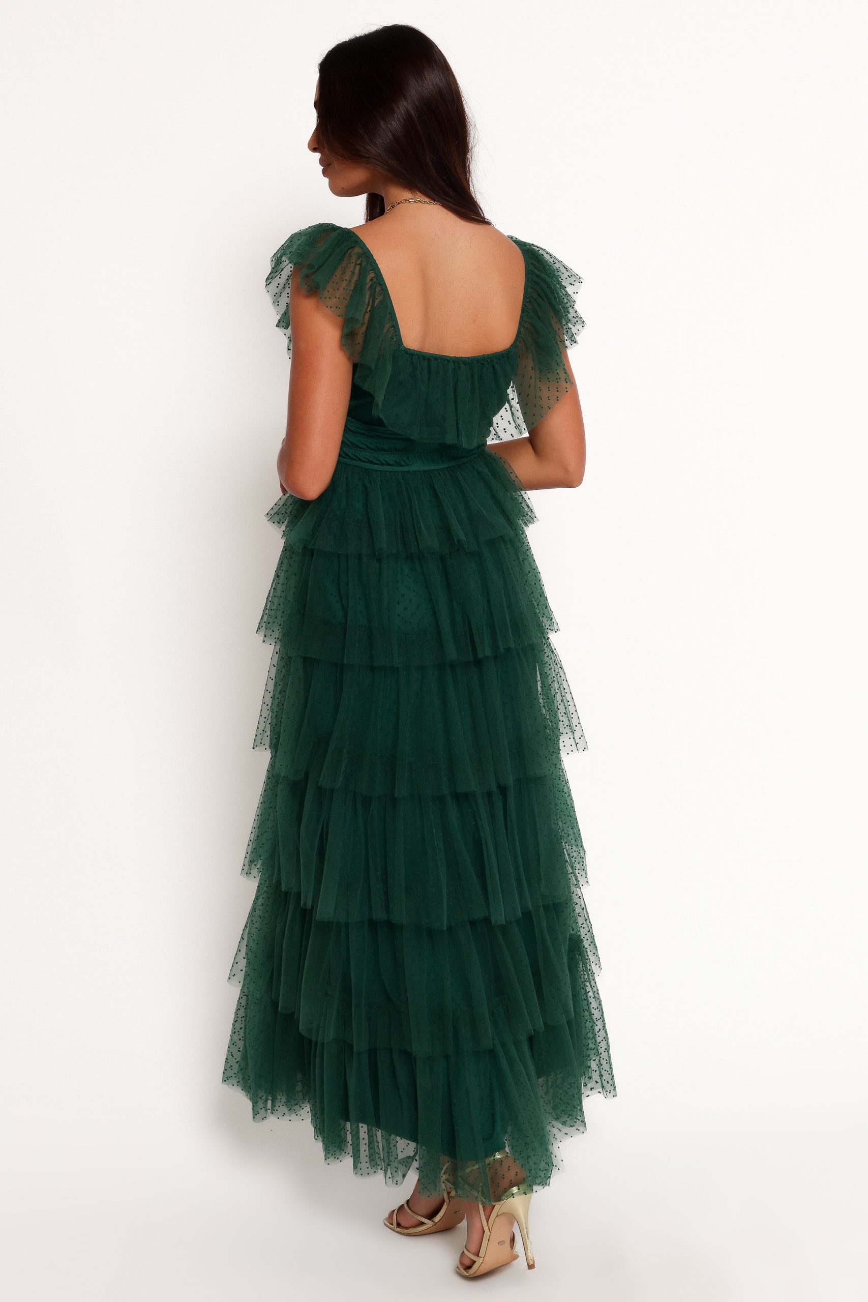 Belle Maxi Dress - Hunter Green - Image 5