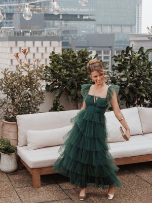 Belle Maxi Dress - Hunter Green