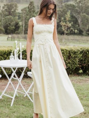 Bellus Maxi Dress - Yellow