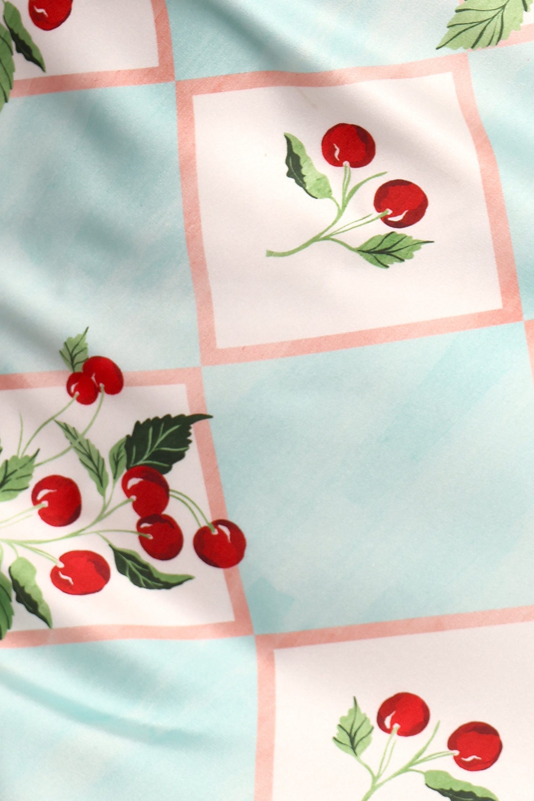 Benton Strapless Midi Dress - Cherry Print - Image 7