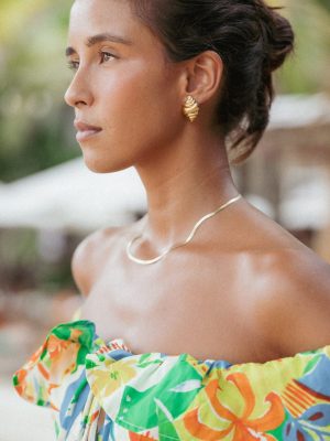 Bermuda Earrings - Gold