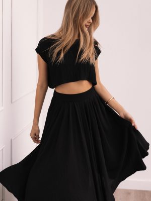 Bessie Two Piece Set - Black
