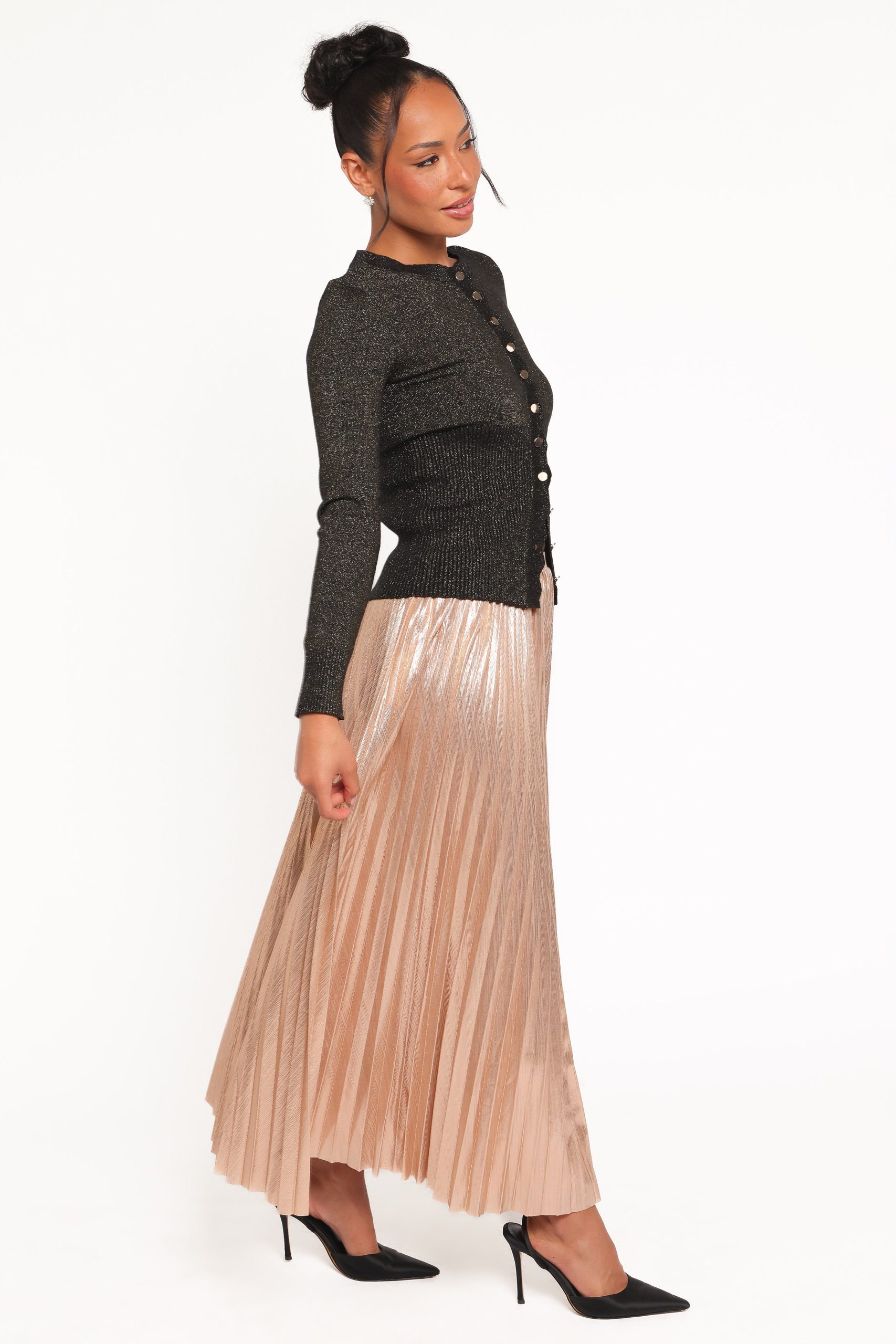 Bethy Maxi Skirt - Gold - Image 4