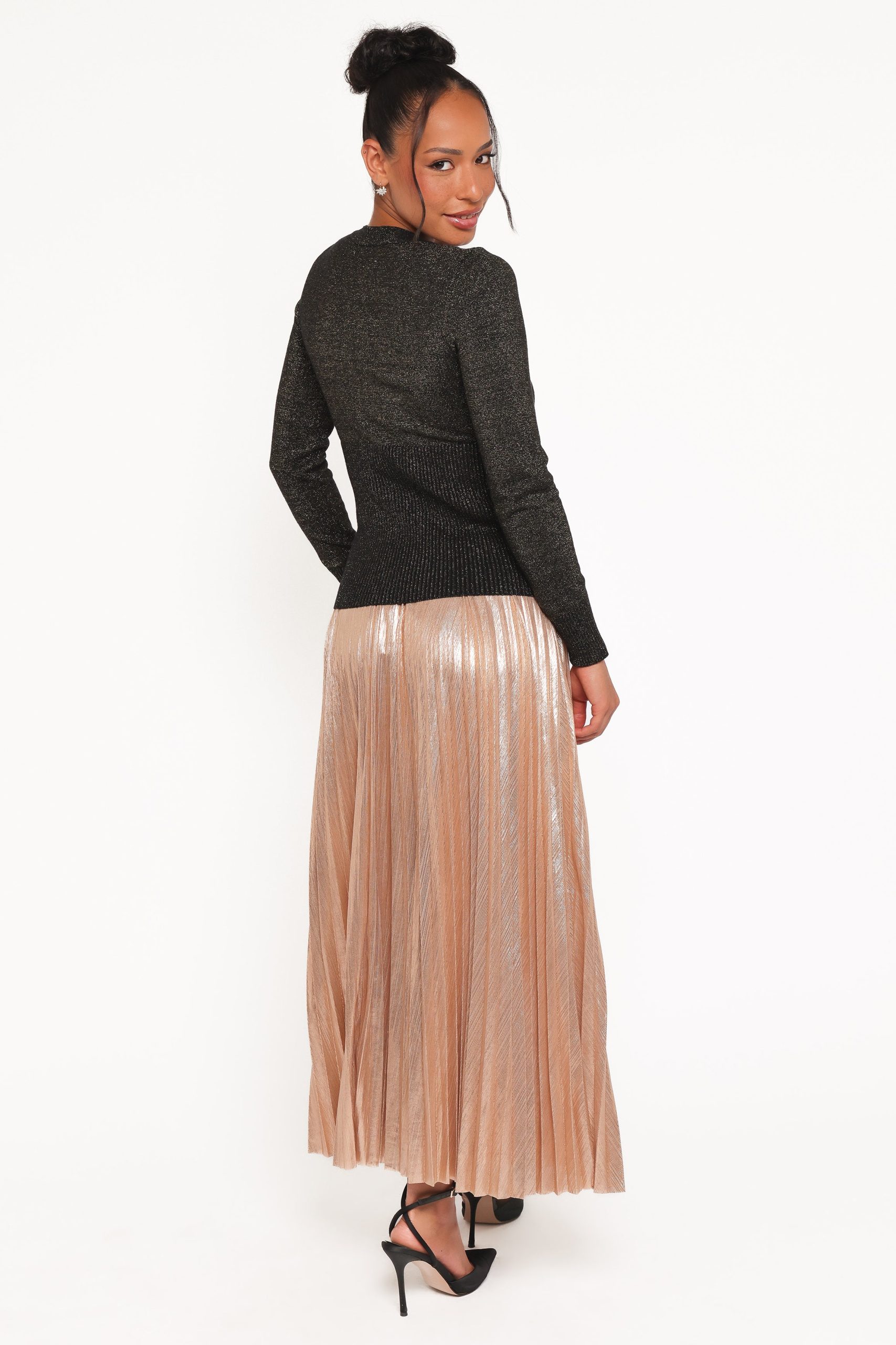 Bethy Maxi Skirt - Gold - Image 5