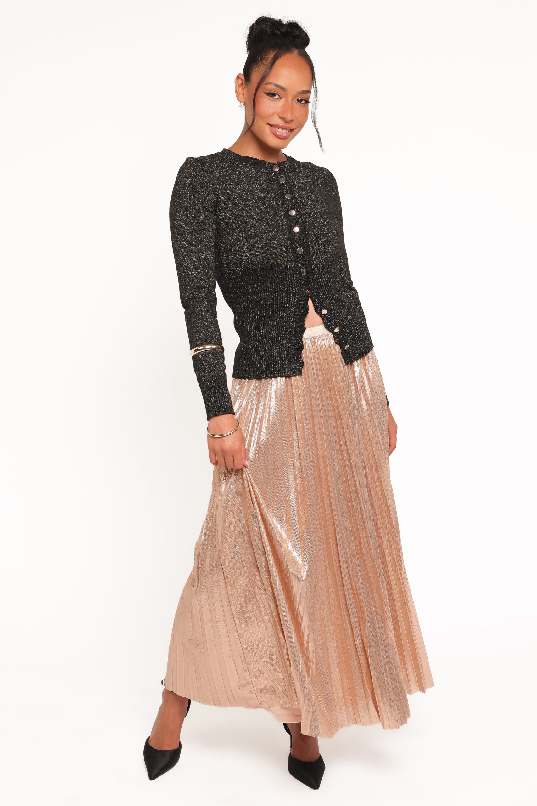 Bethy Maxi Skirt - Gold - Image 2