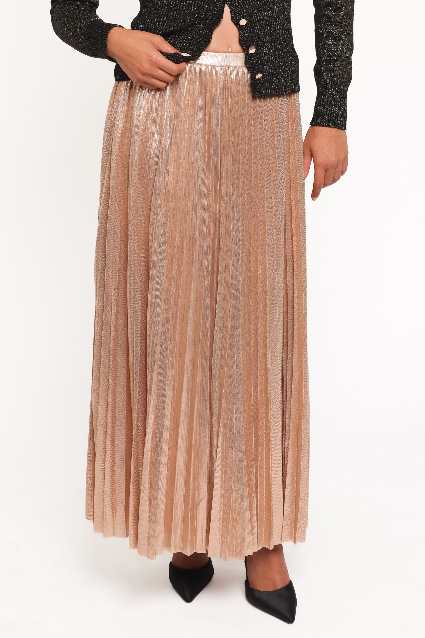 Bethy Maxi Skirt - Gold - Image 3