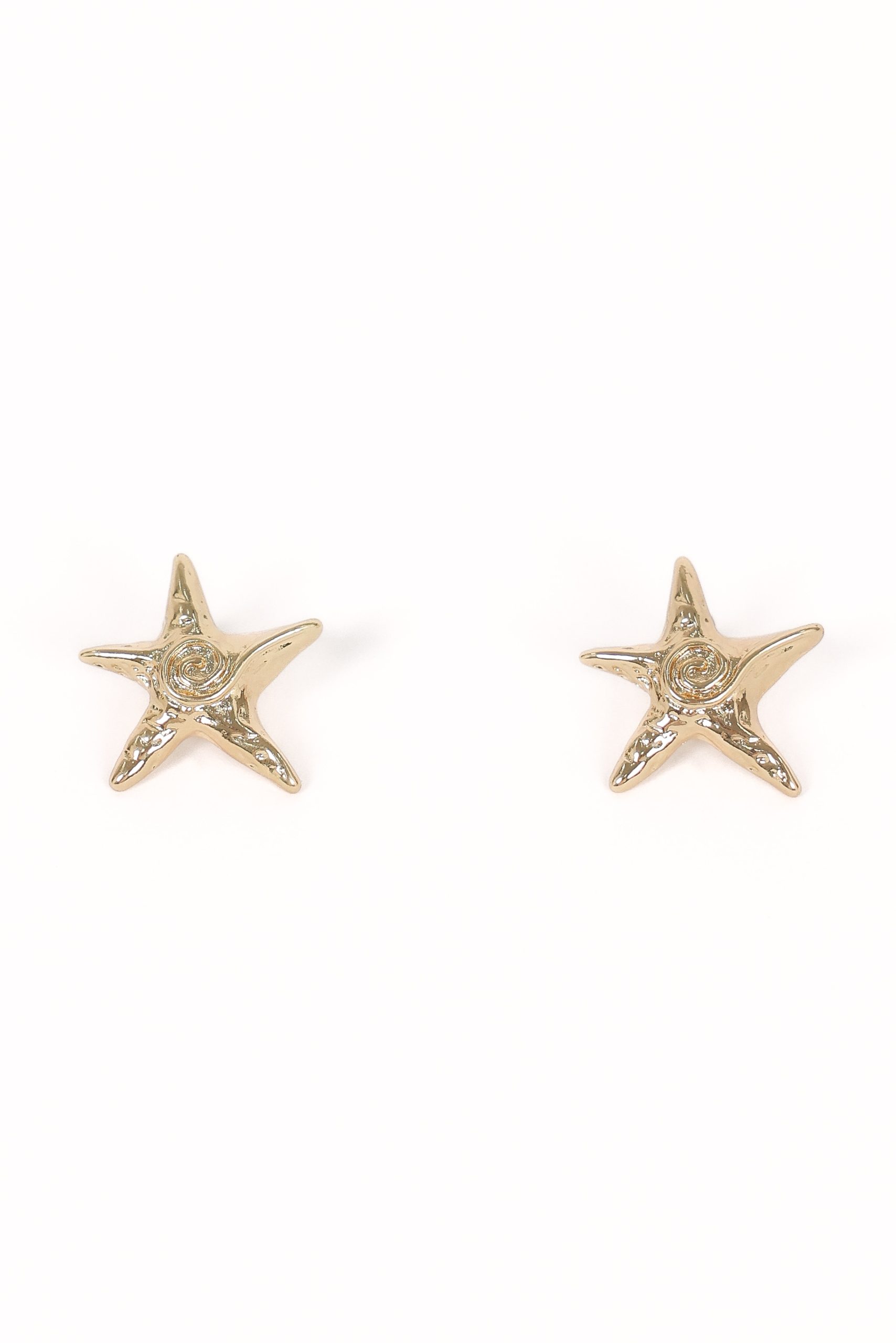 Bliss Starfish Earrings - Gold - Image 4