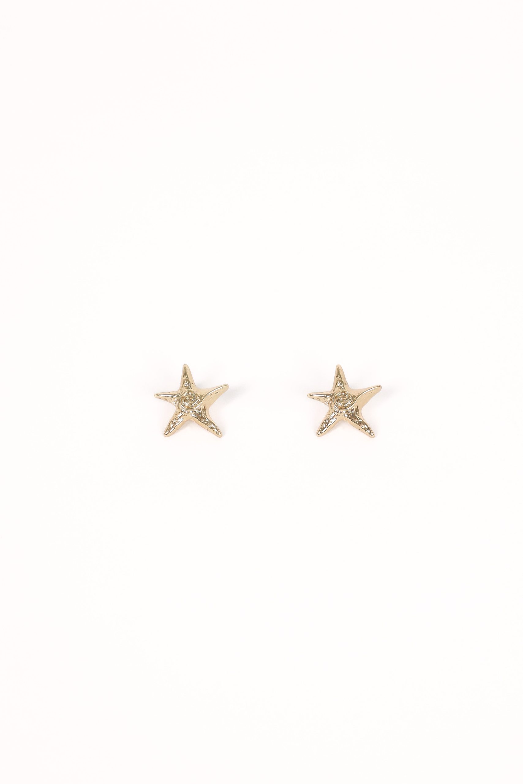 Bliss Starfish Earrings - Gold - Image 3