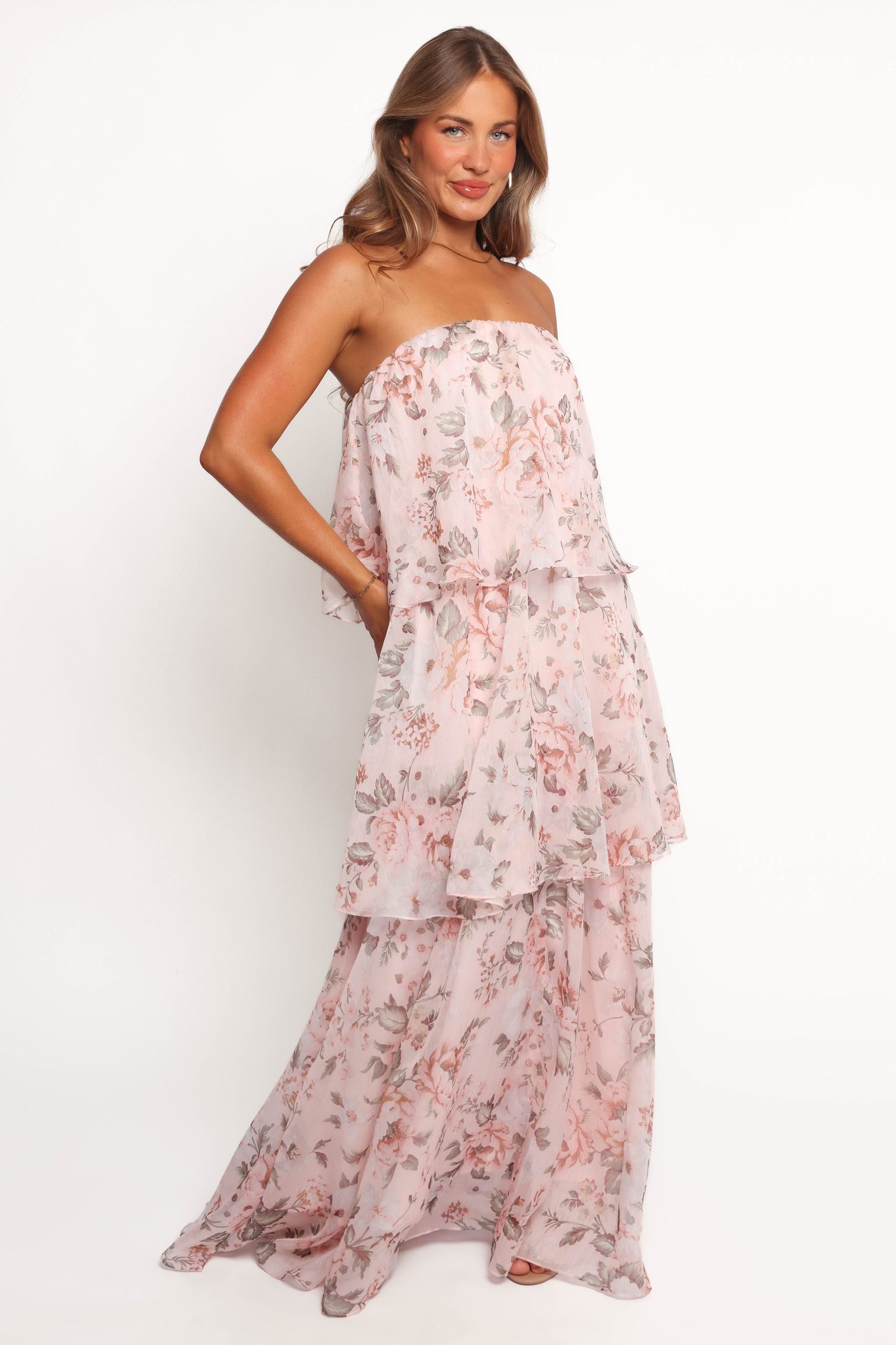 Bloom Strapless Maxi Dress - Floral - Image 6