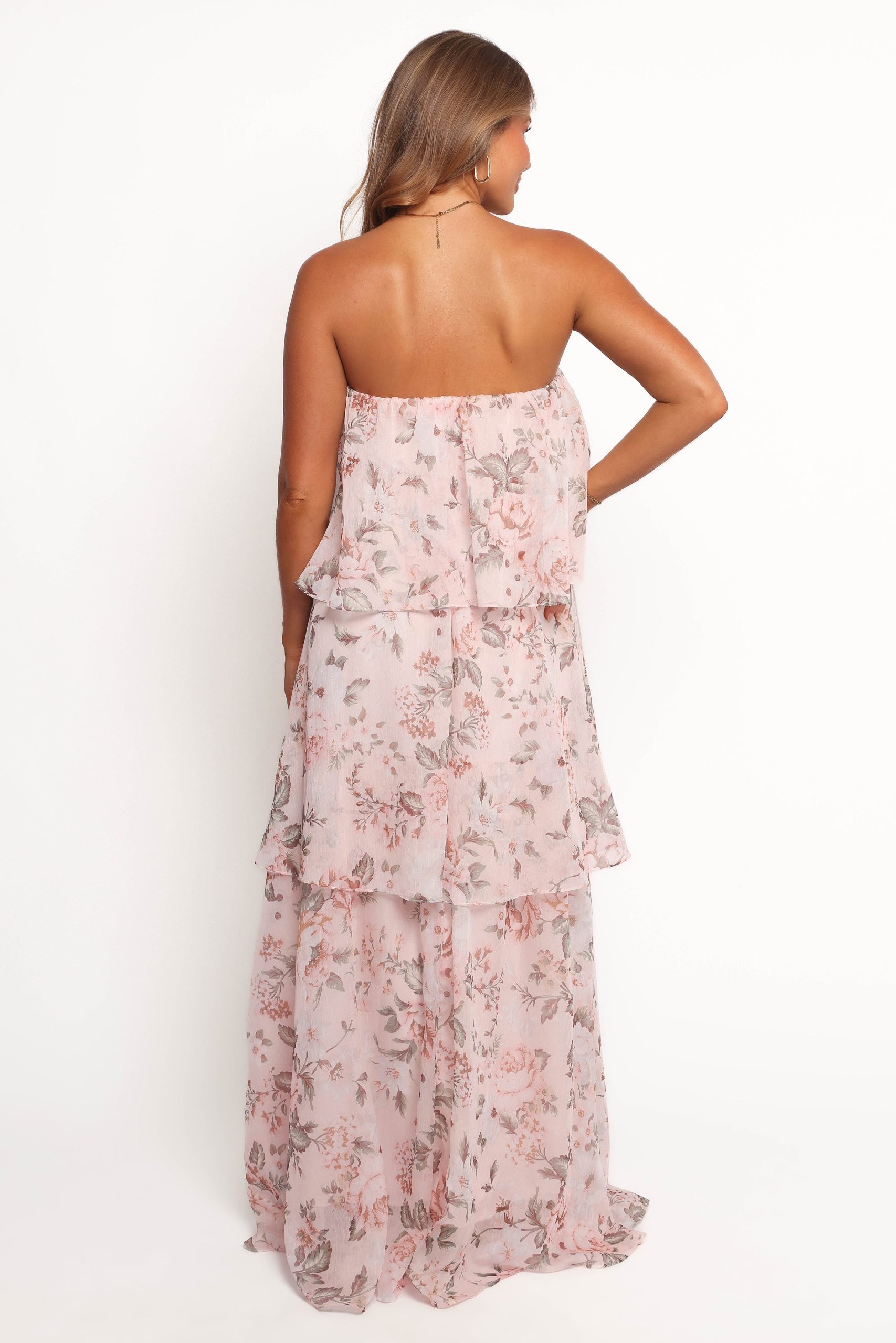 Bloom Strapless Maxi Dress - Floral - Image 5