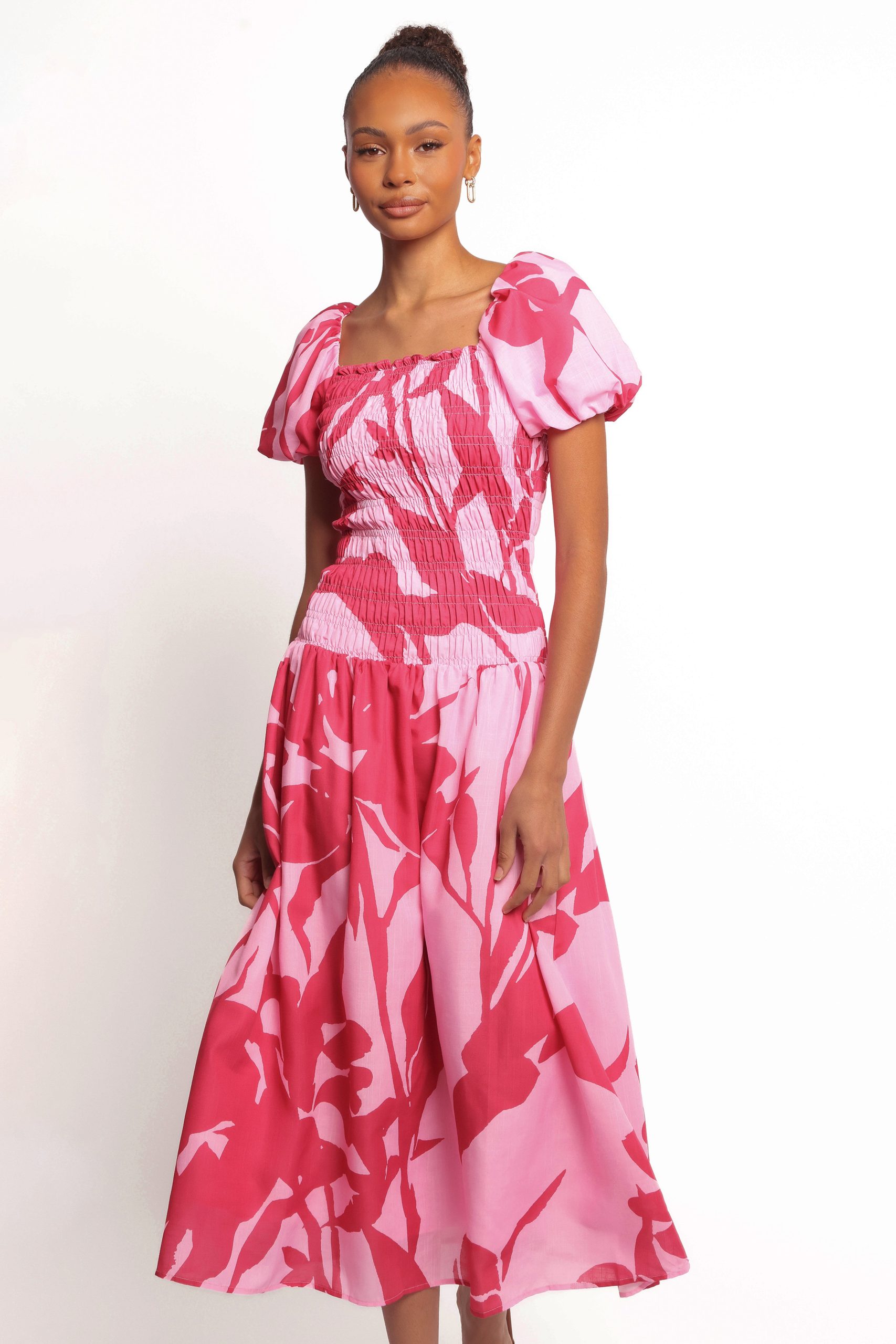 Bradley Maxi Dress - Pink Floral - Image 2