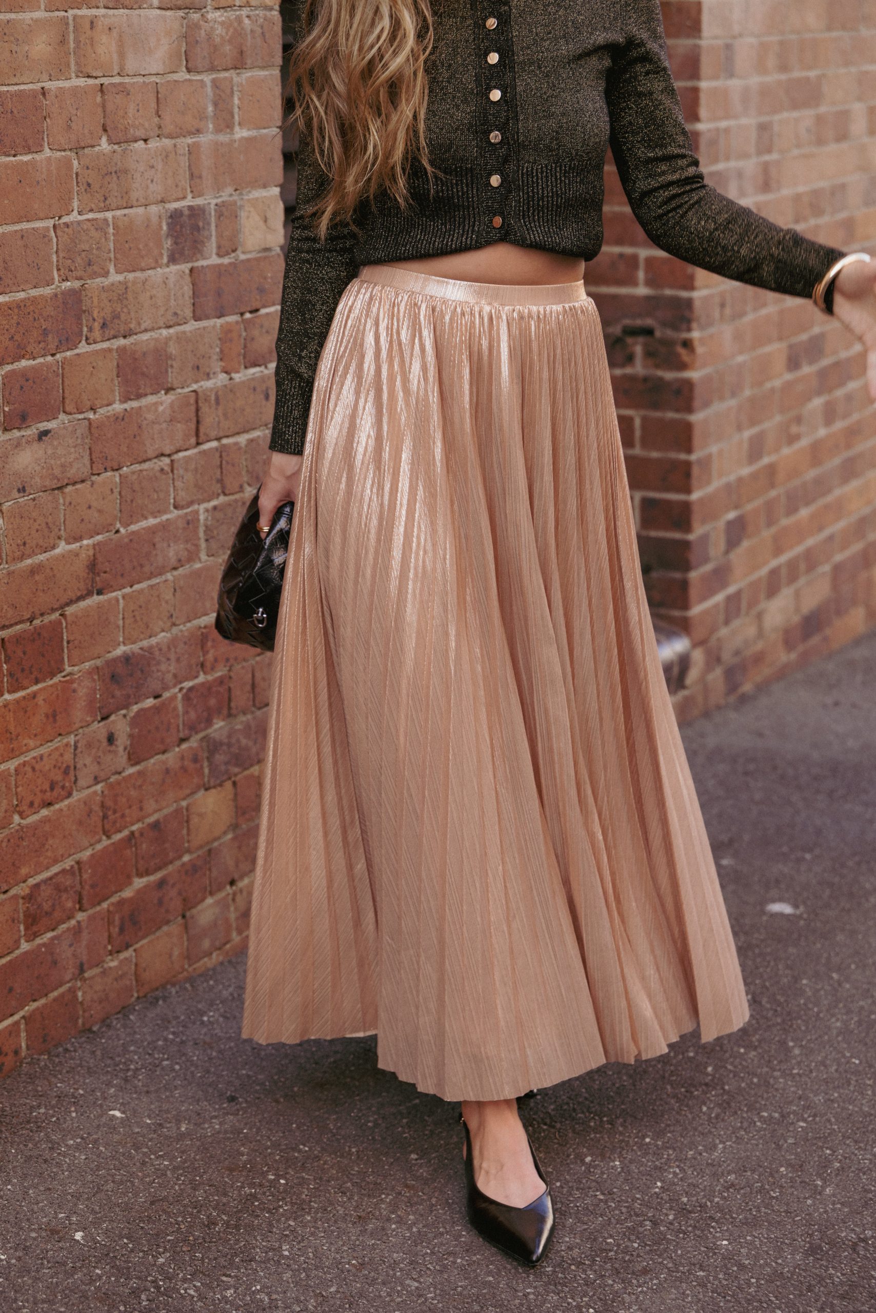 Bethy Maxi Skirt - Gold - Image 8