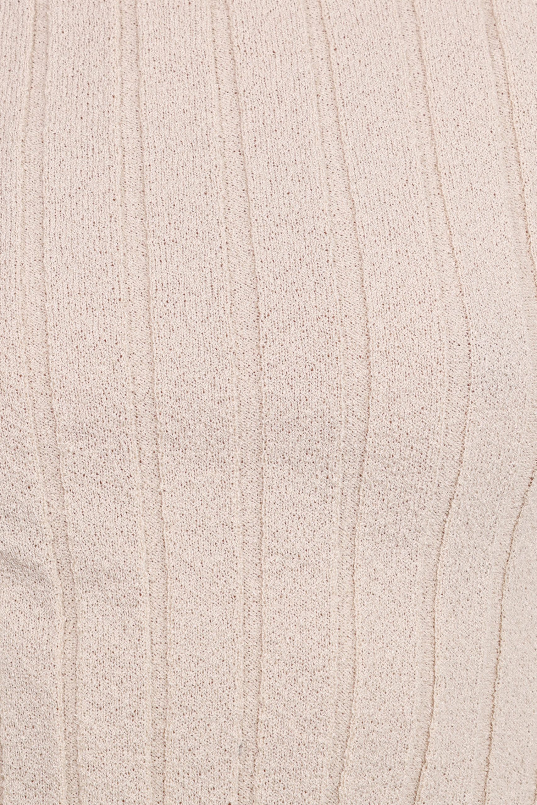 Brodie Wide Rib Knit Top - Beige - Image 7