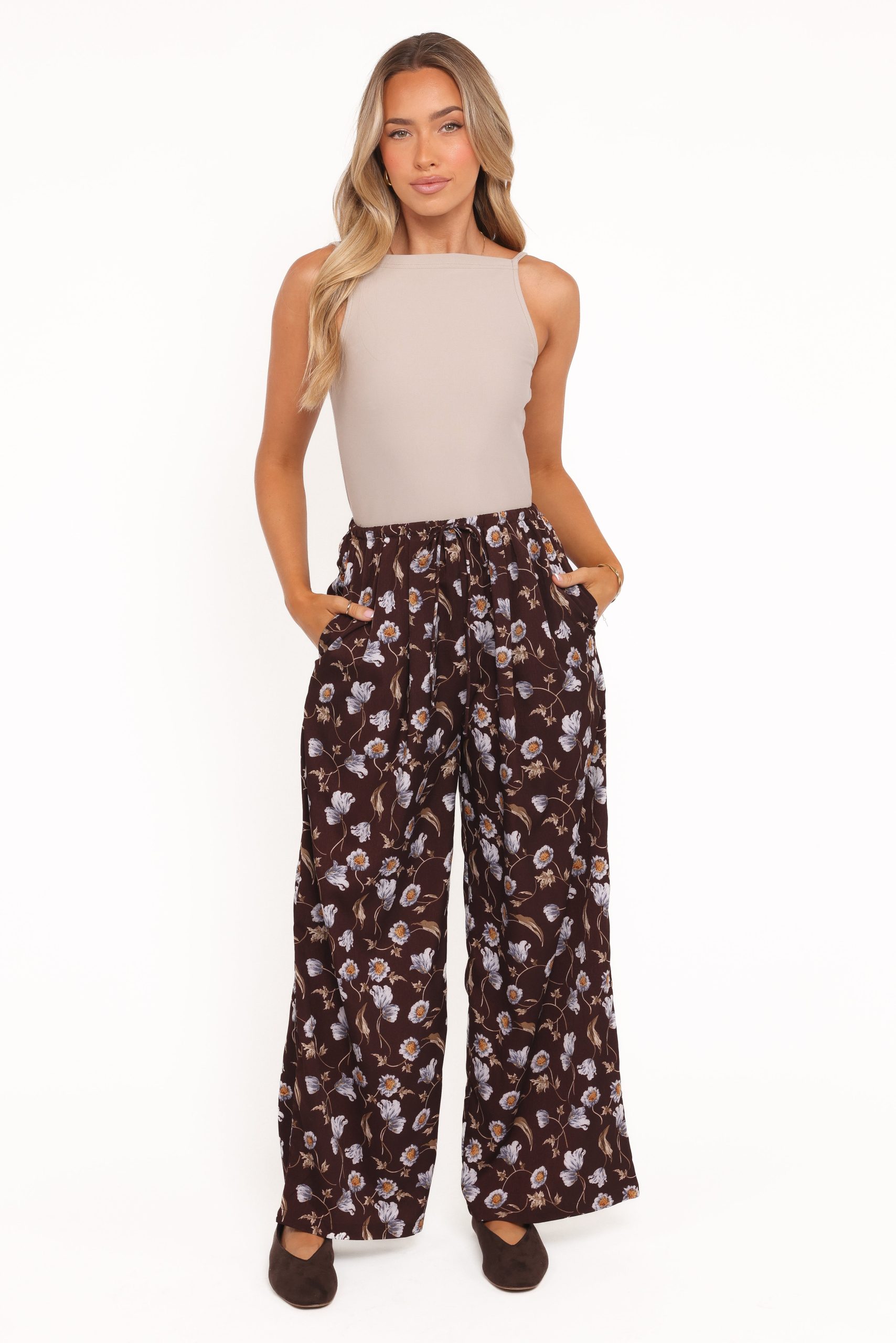 Calantha Wide Leg Pants - Fall Floral - Image 2