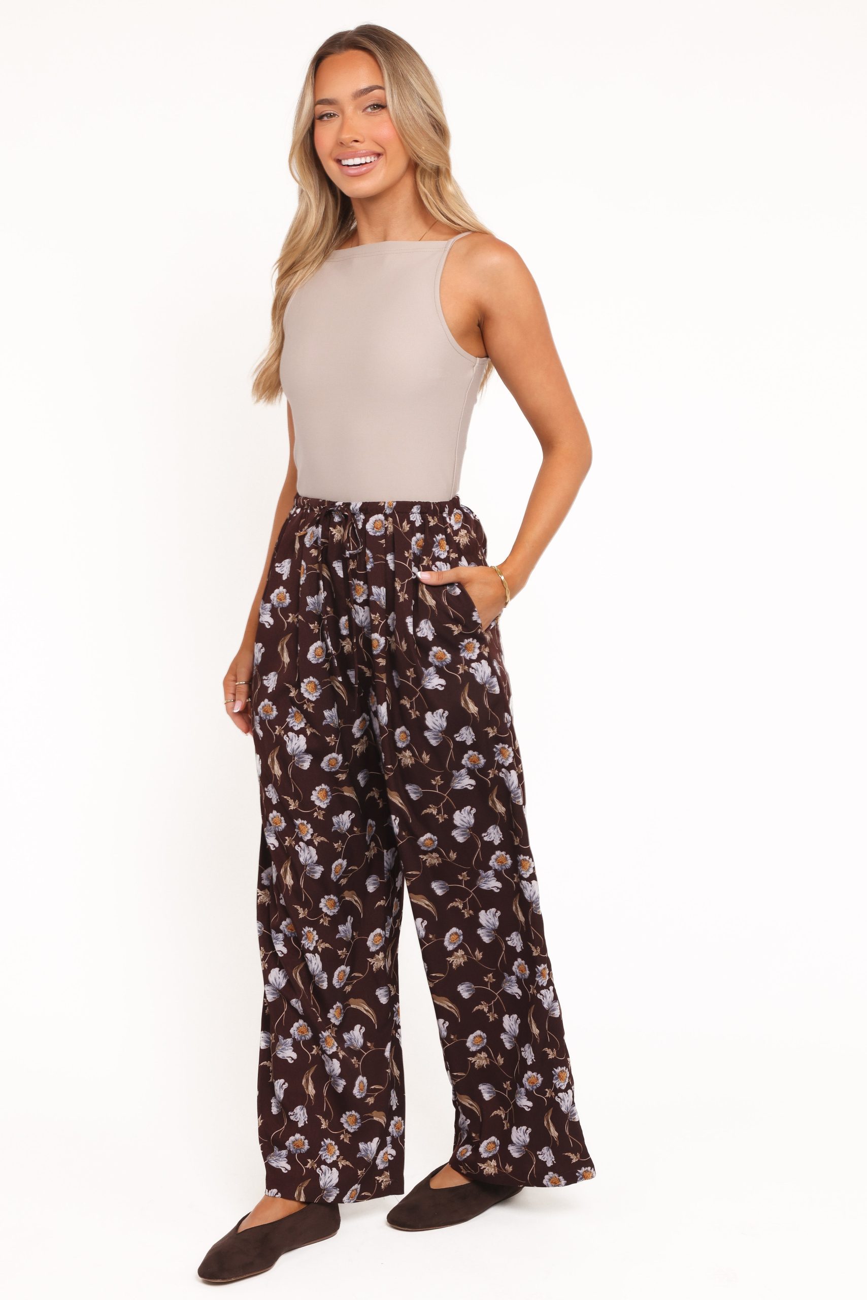 Calantha Wide Leg Pants - Fall Floral - Image 4