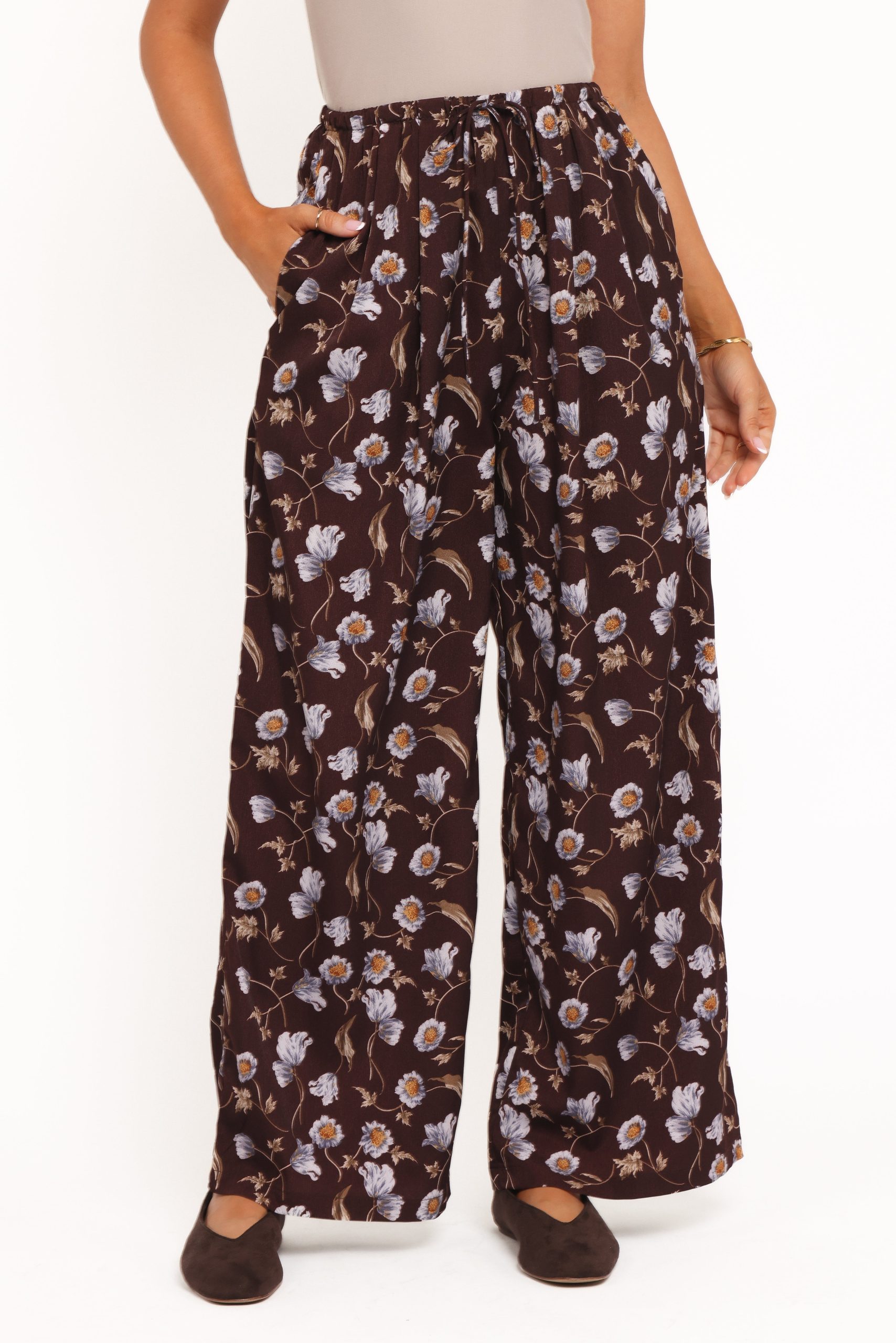 Calantha Wide Leg Pants - Fall Floral - Image 3