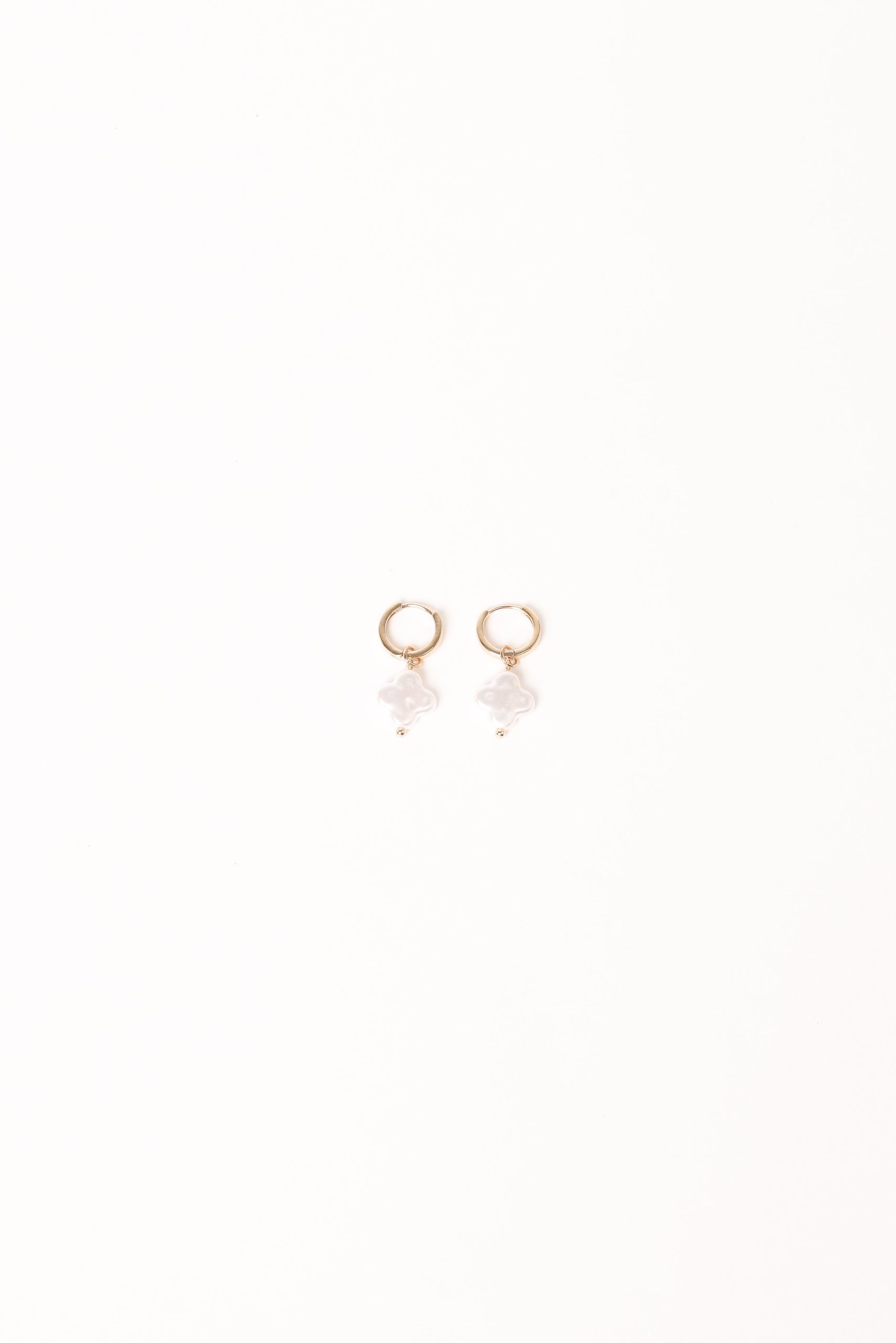 Kieran Earrings - Gold/Pearl - Image 2