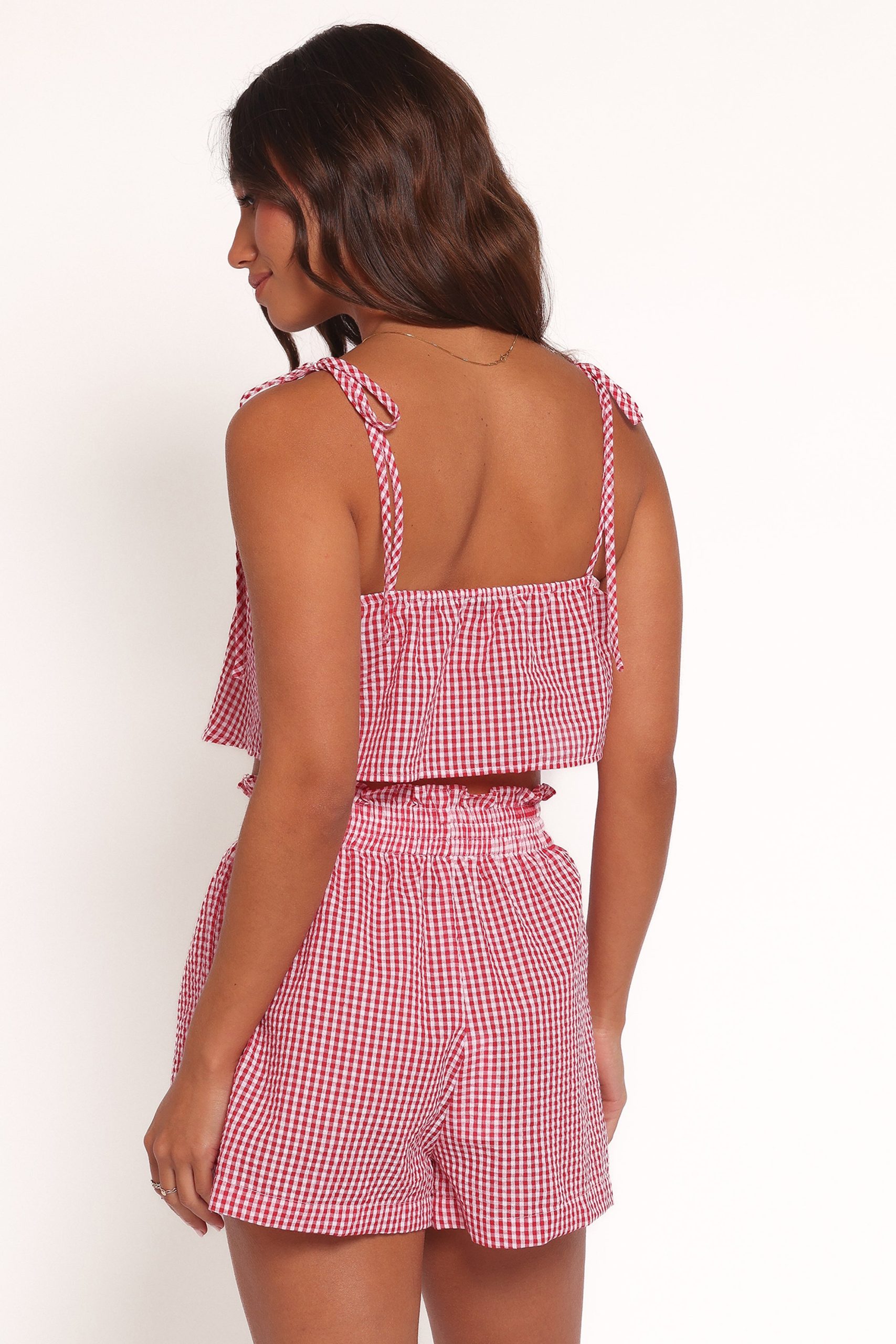 Callum Short Set - Red Gingham - Image 6
