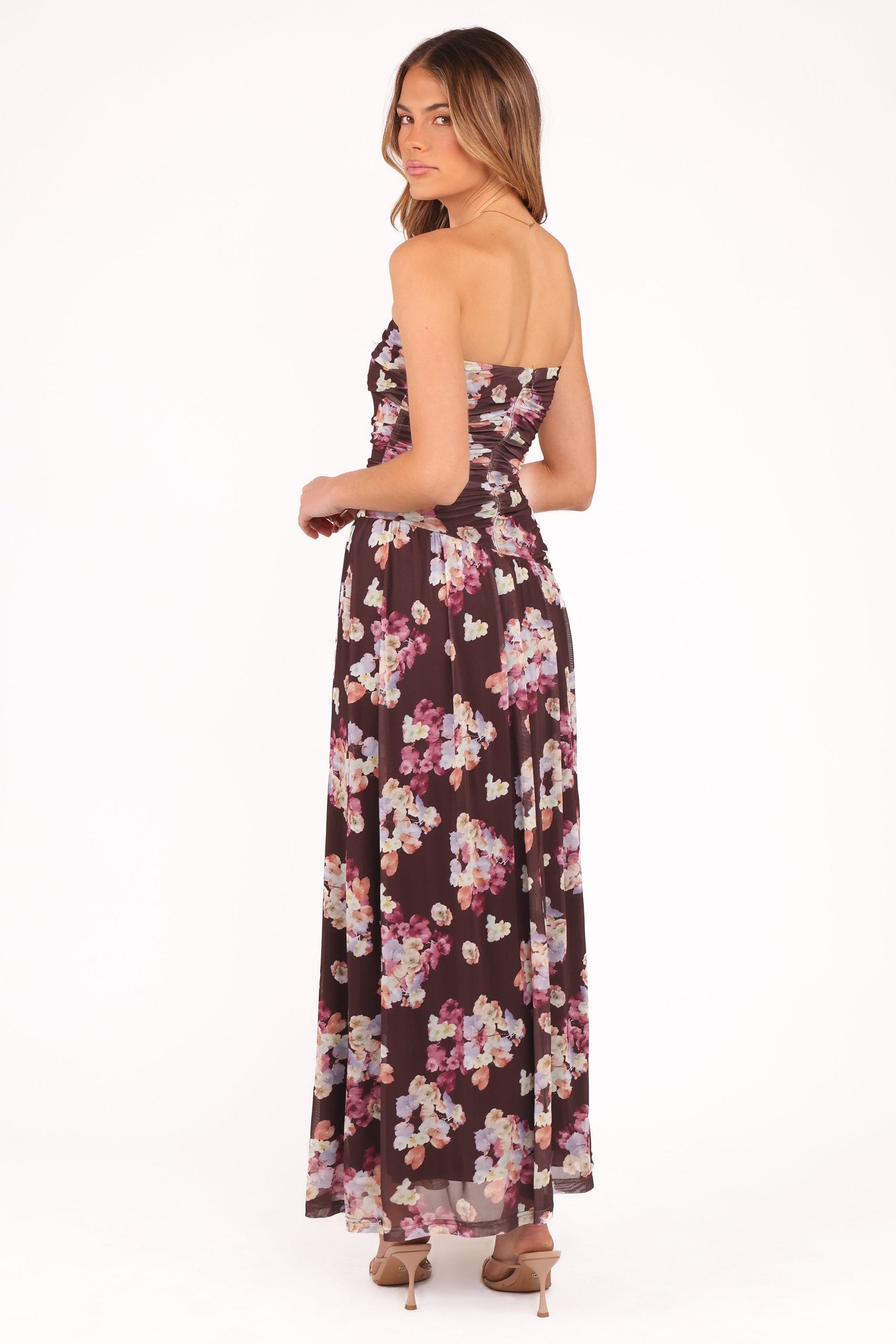 Calypso Maxi Dress - Purple Floral - Image 5