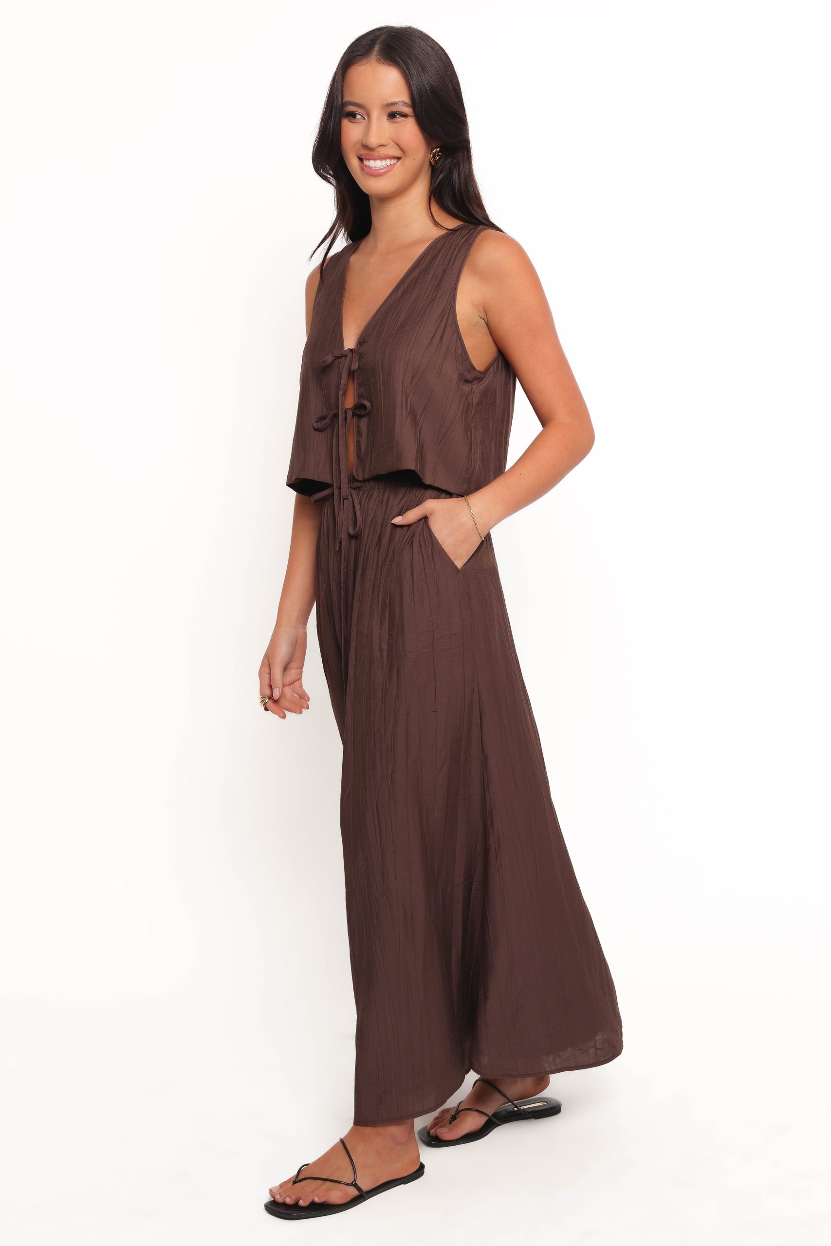 Captie Skirt Set - Chocolate Brown - Image 3