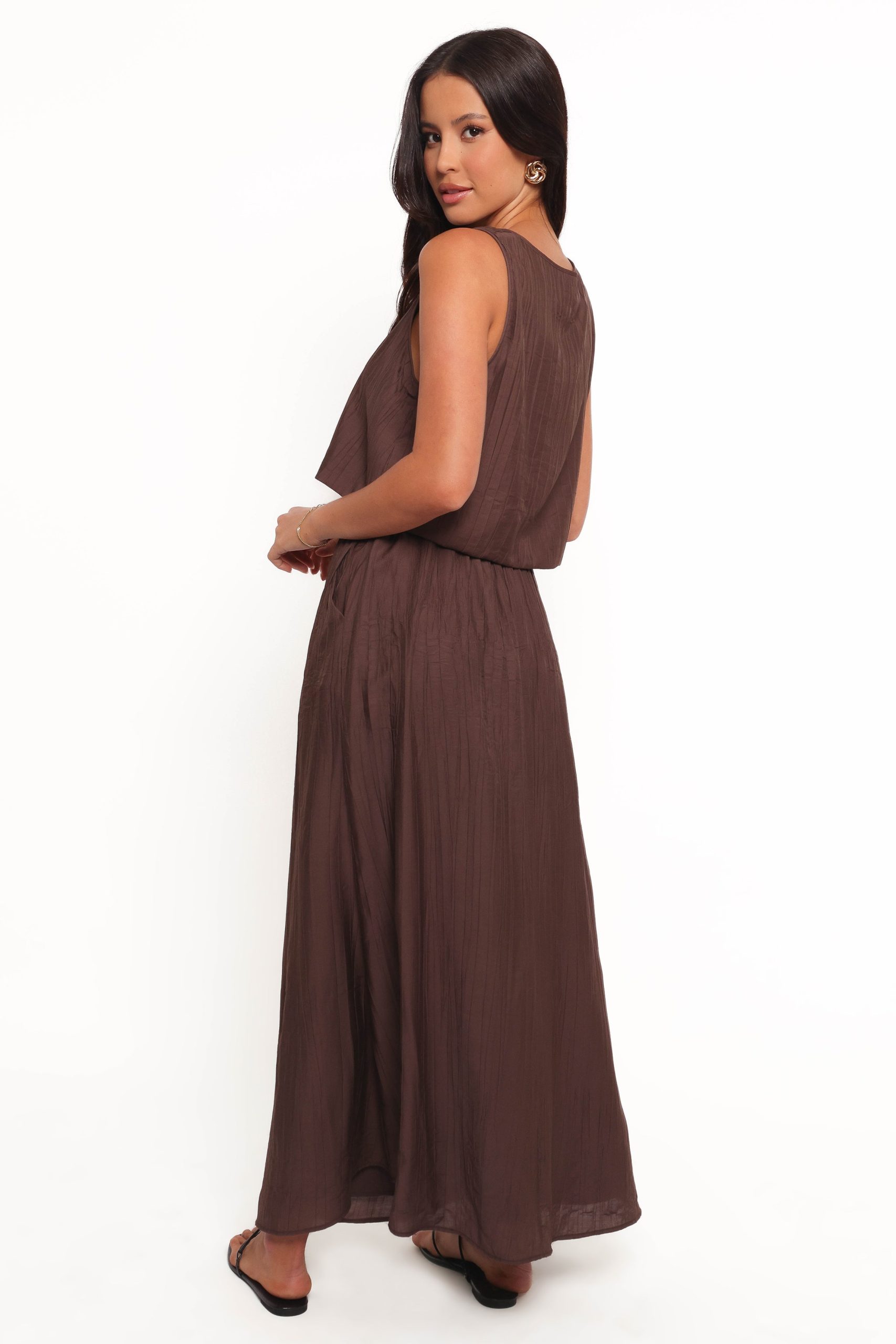 Captie Skirt Set - Chocolate Brown - Image 4