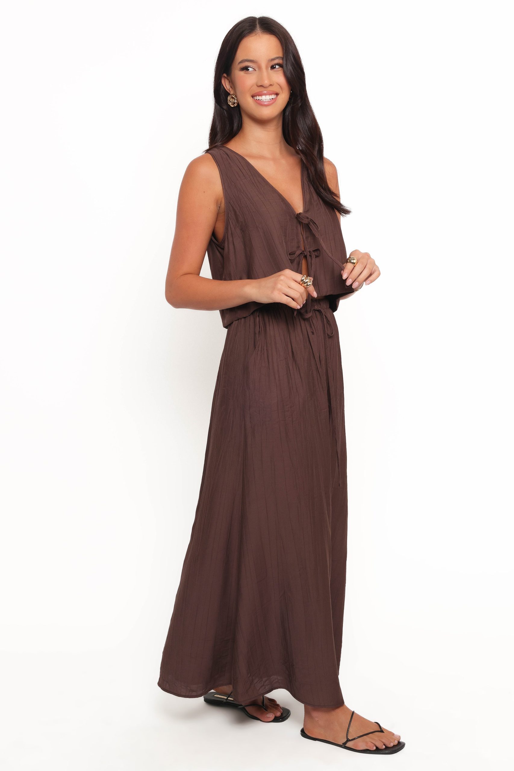 Captie Skirt Set - Chocolate Brown - Image 5