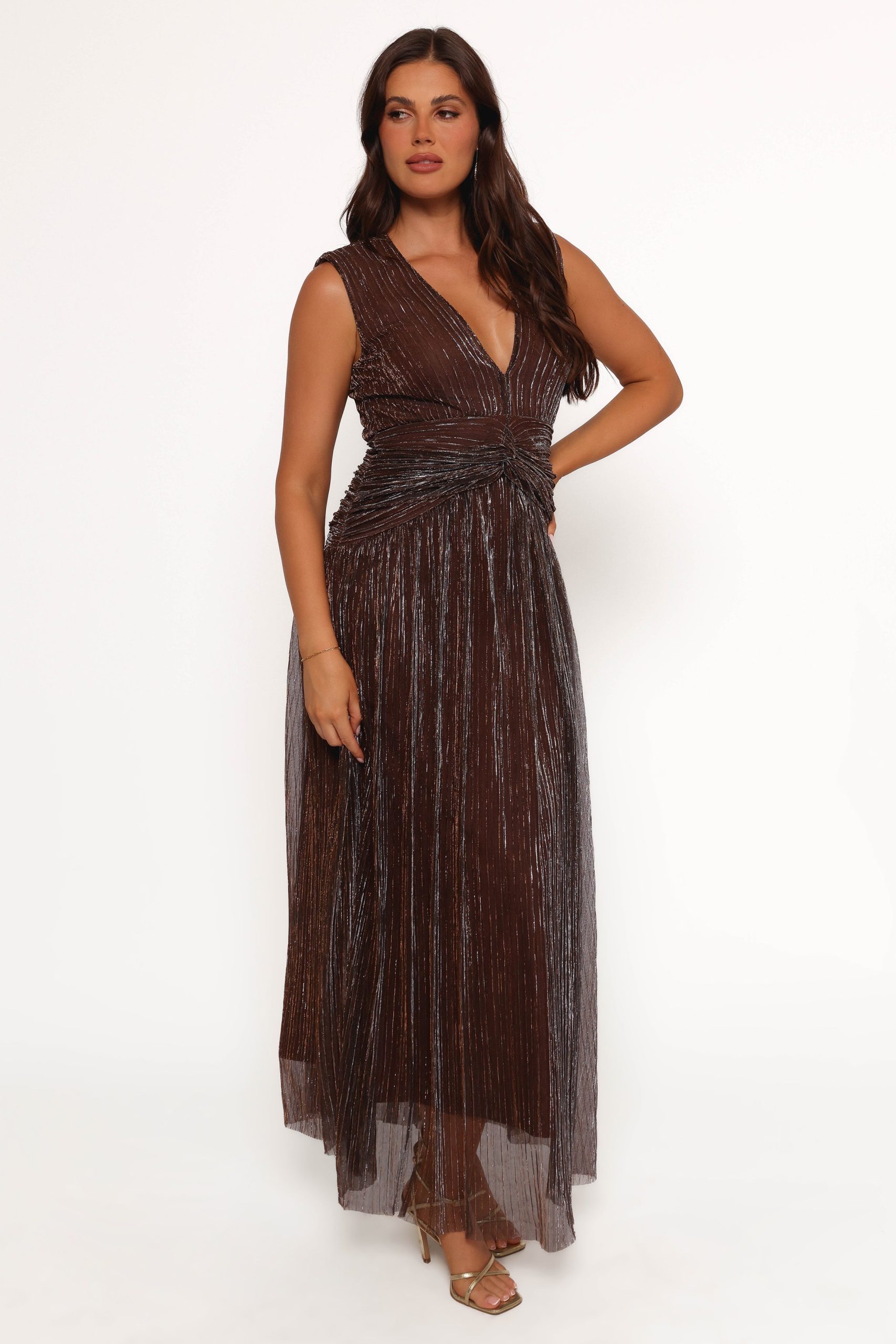 Cara Maxi Dress - Bronze - Image 6