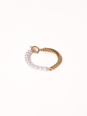 Cascais Bracelet - Gold/Pearl