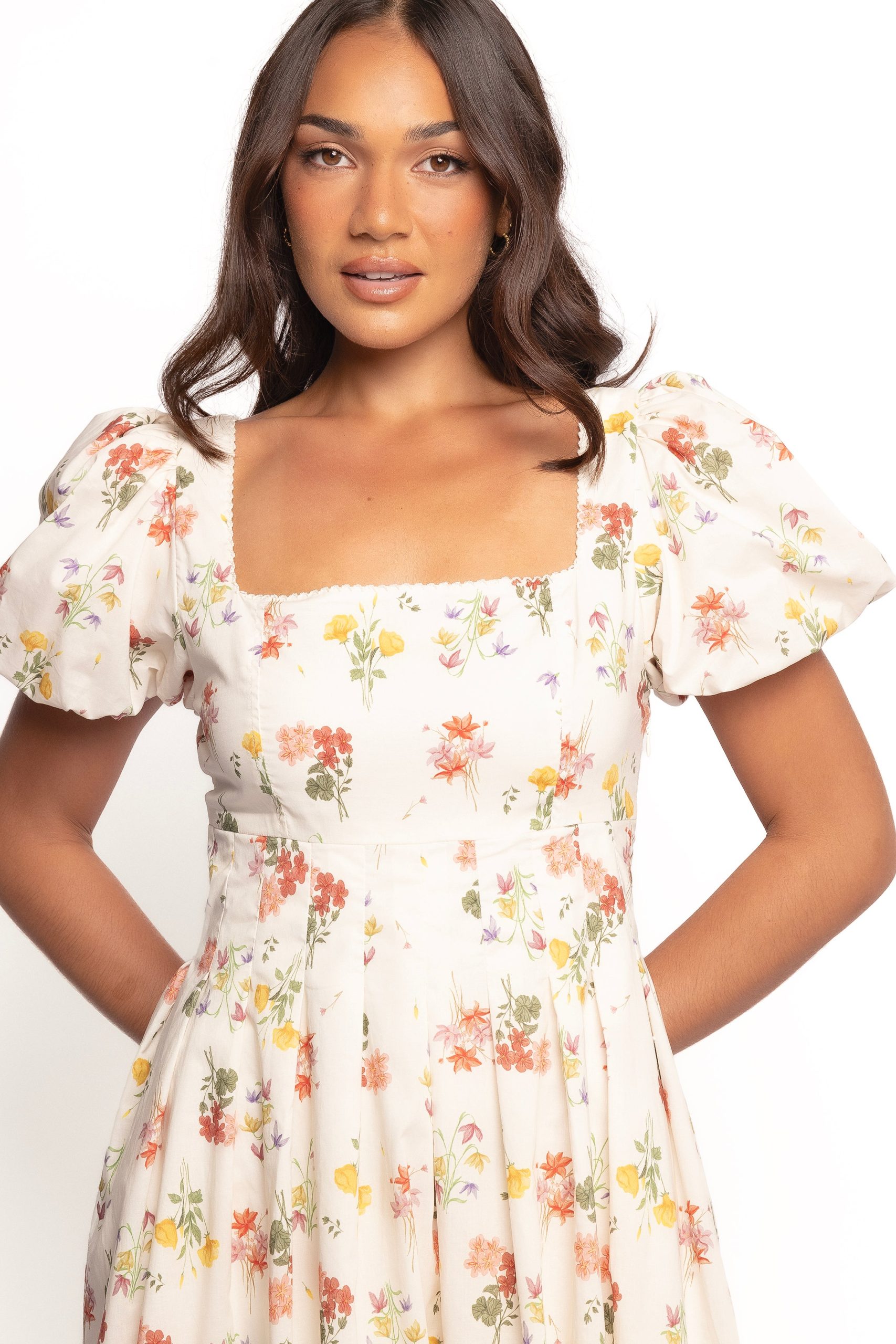 Cascais Mini Dress - Cream - Image 7