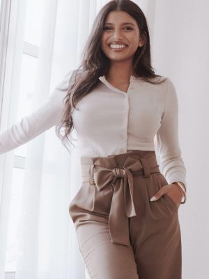 Cass Long Sleeve Top - Grey