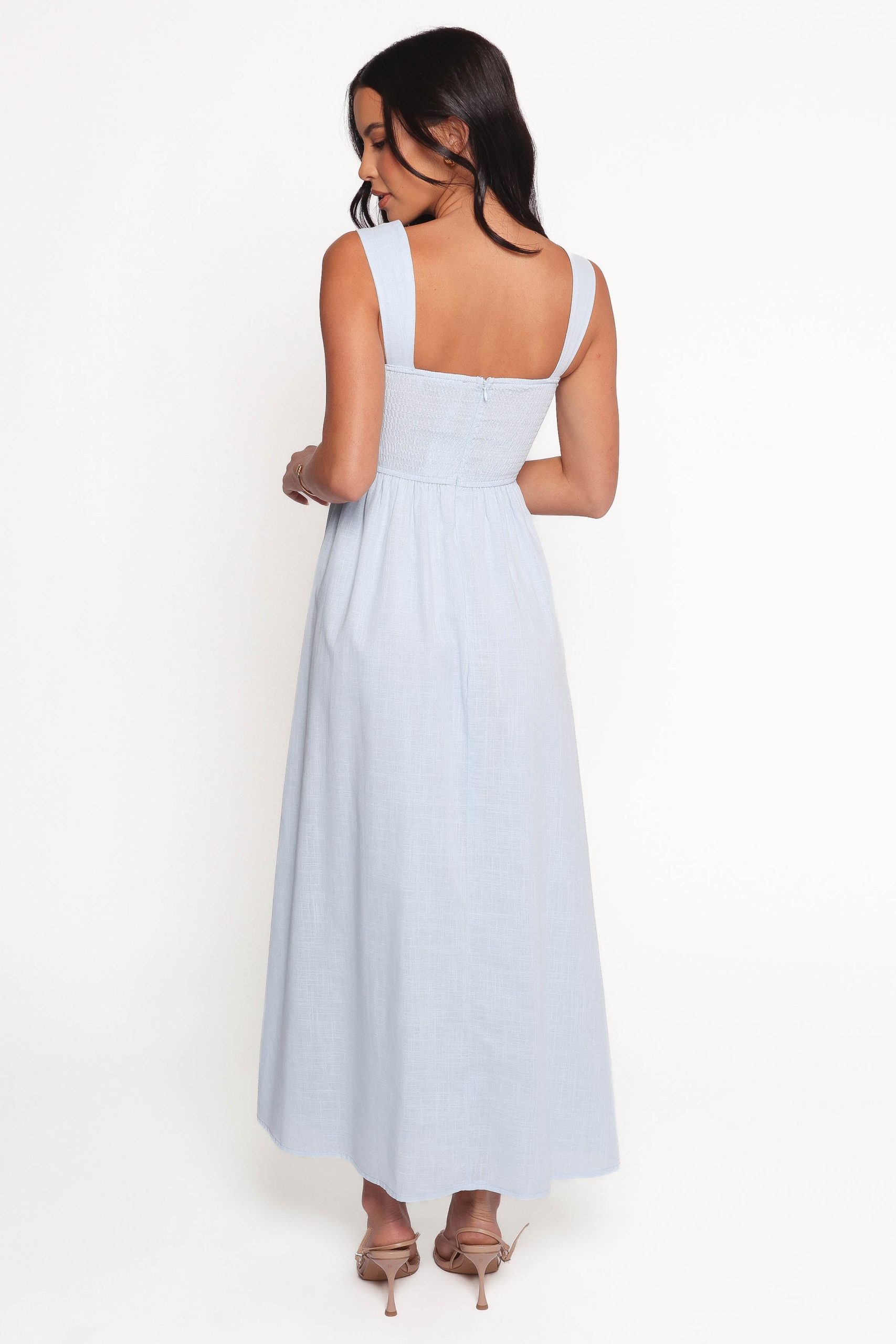 Caty Maxi Dress - Pale Blue - Image 5