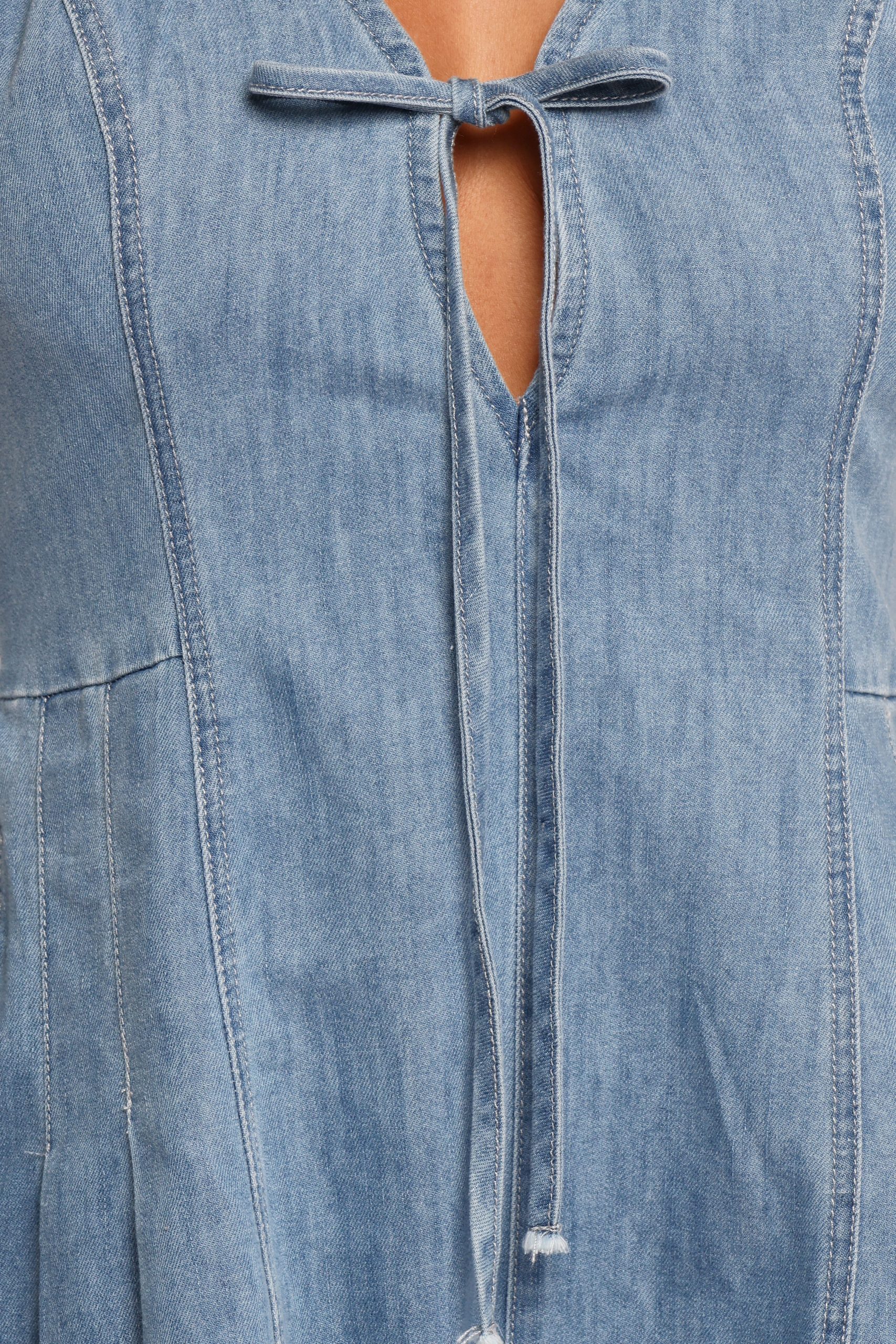 Cedar Romper - Light Denim - Image 6