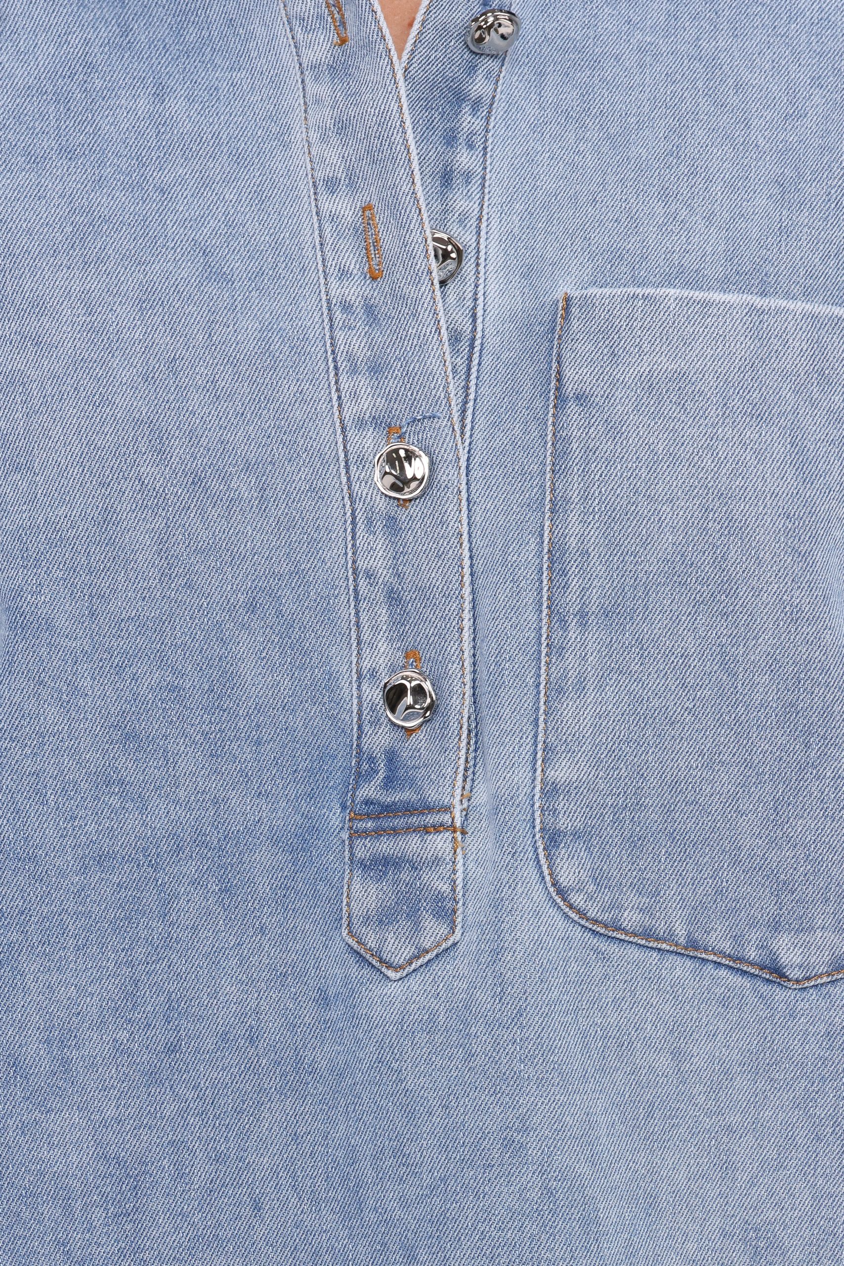 Celestia Denim Top - Light Wash - Image 7