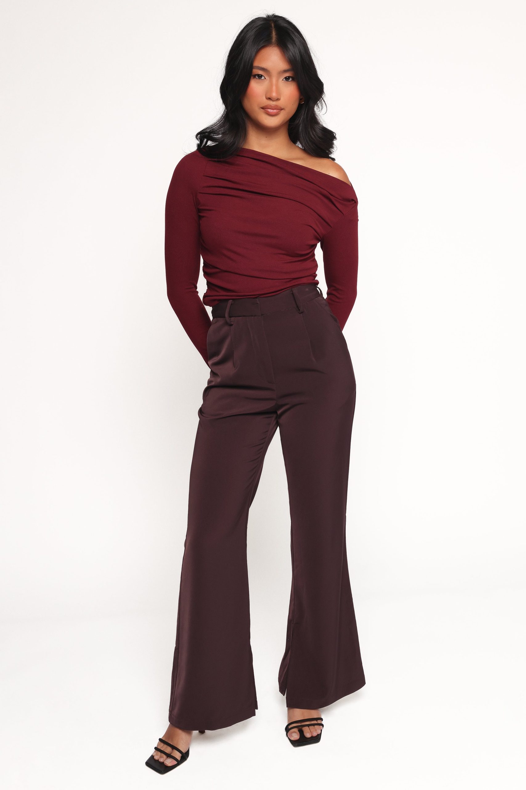 Cer Knit Top - Cherry Chocolate - Image 4