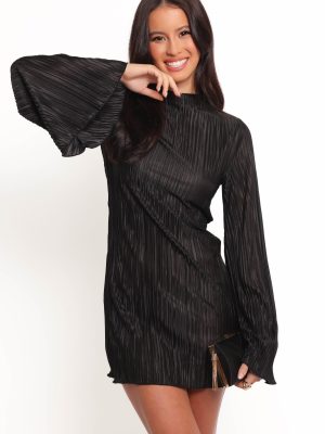 Cerise Mini Dress - Black