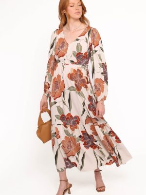 Cerwin Midi Dress - Fall Floral