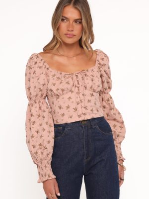 Charlene Top - Pink Floral