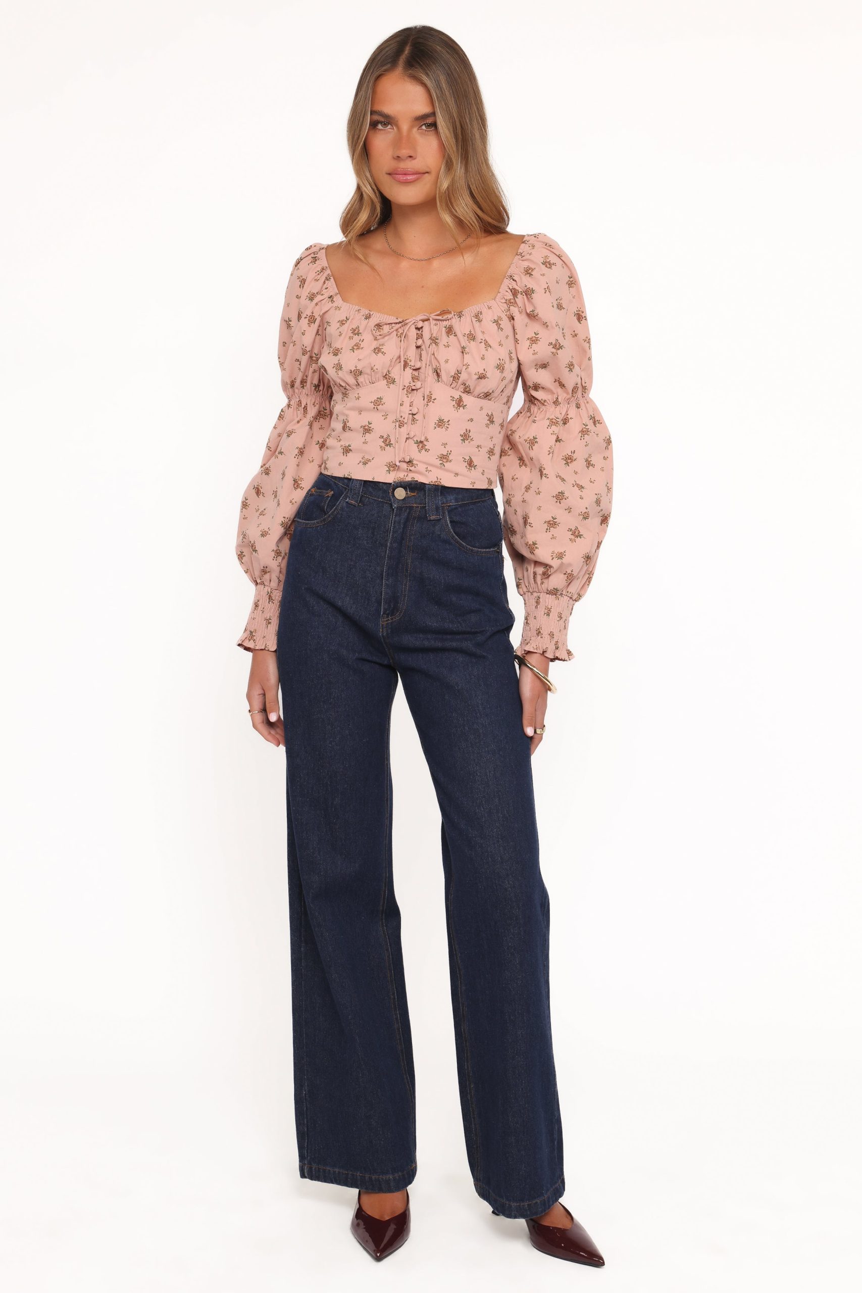 Charlene Top - Pink Floral - Image 5