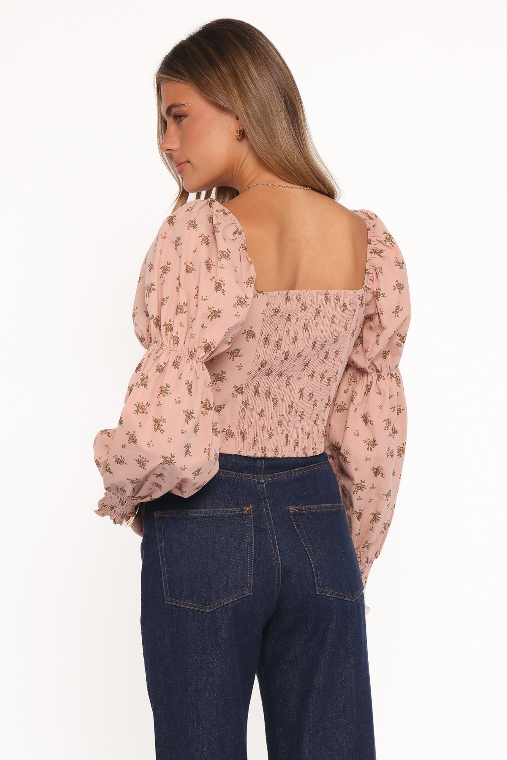 Charlene Top - Pink Floral - Image 4