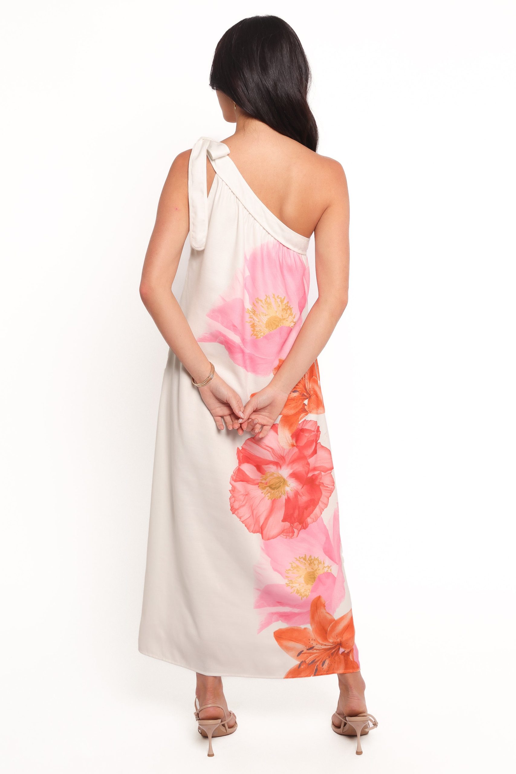 Charlize Maxi Dress - White Pink - Image 6