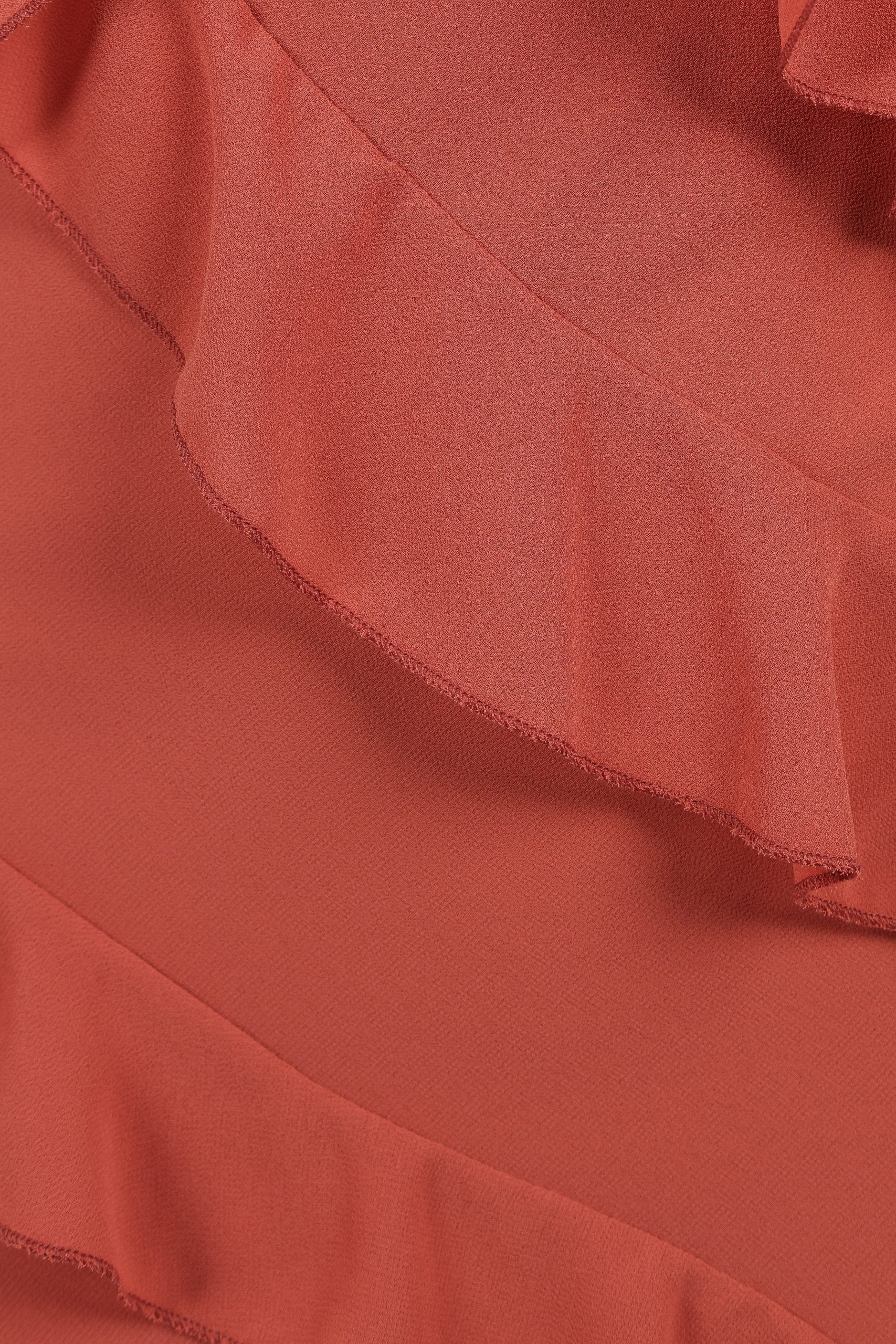 Ciao Ruffles Maxi Dress - Rosewood - Image 9