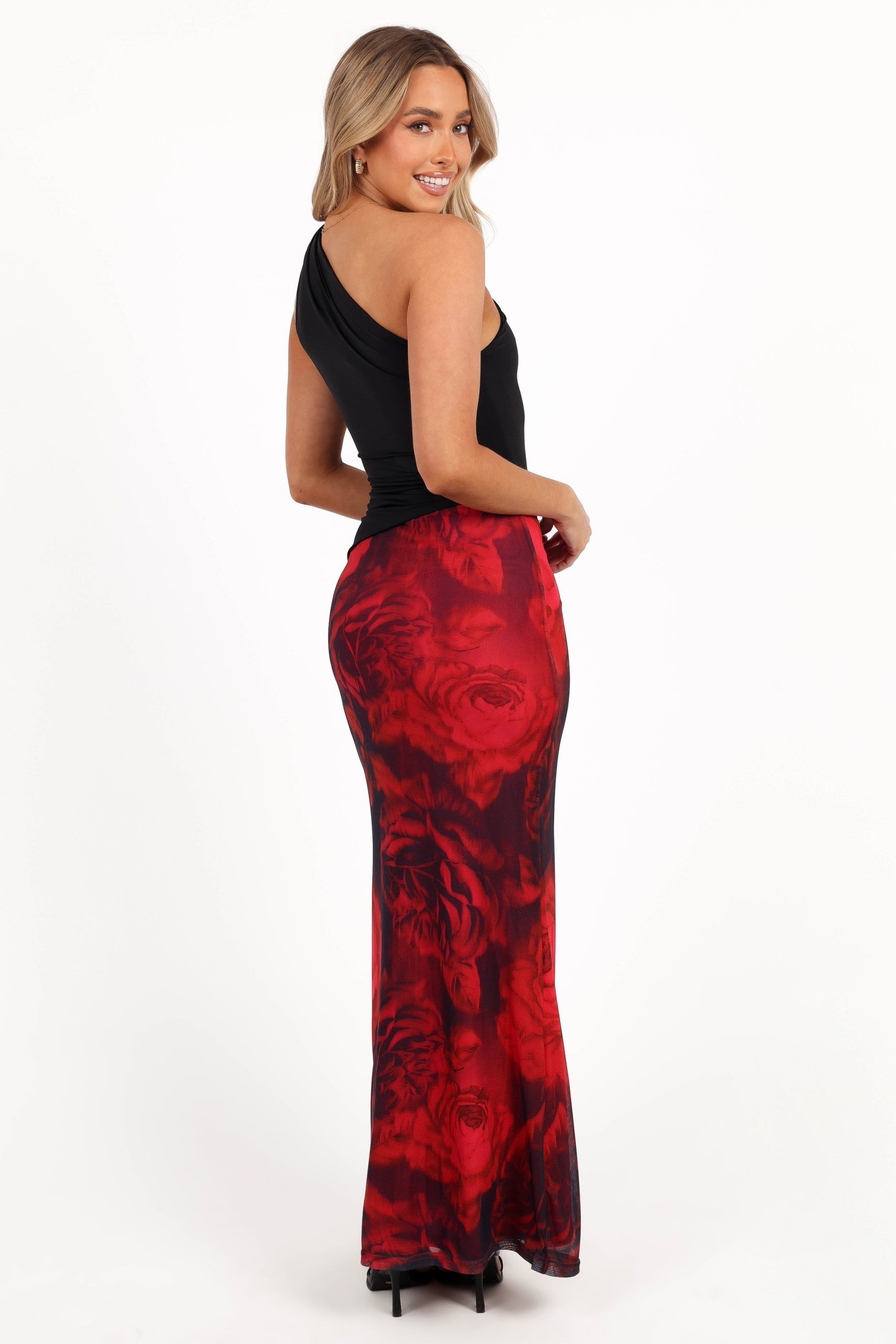 Cici Maxi Skirt - Rose Print - Image 6